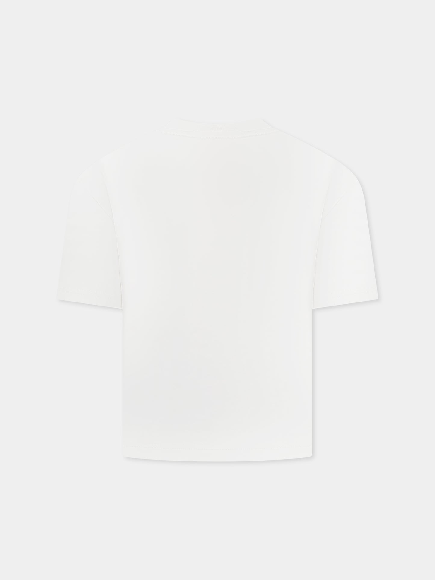 T-shirt jaune pour garçon avec logo