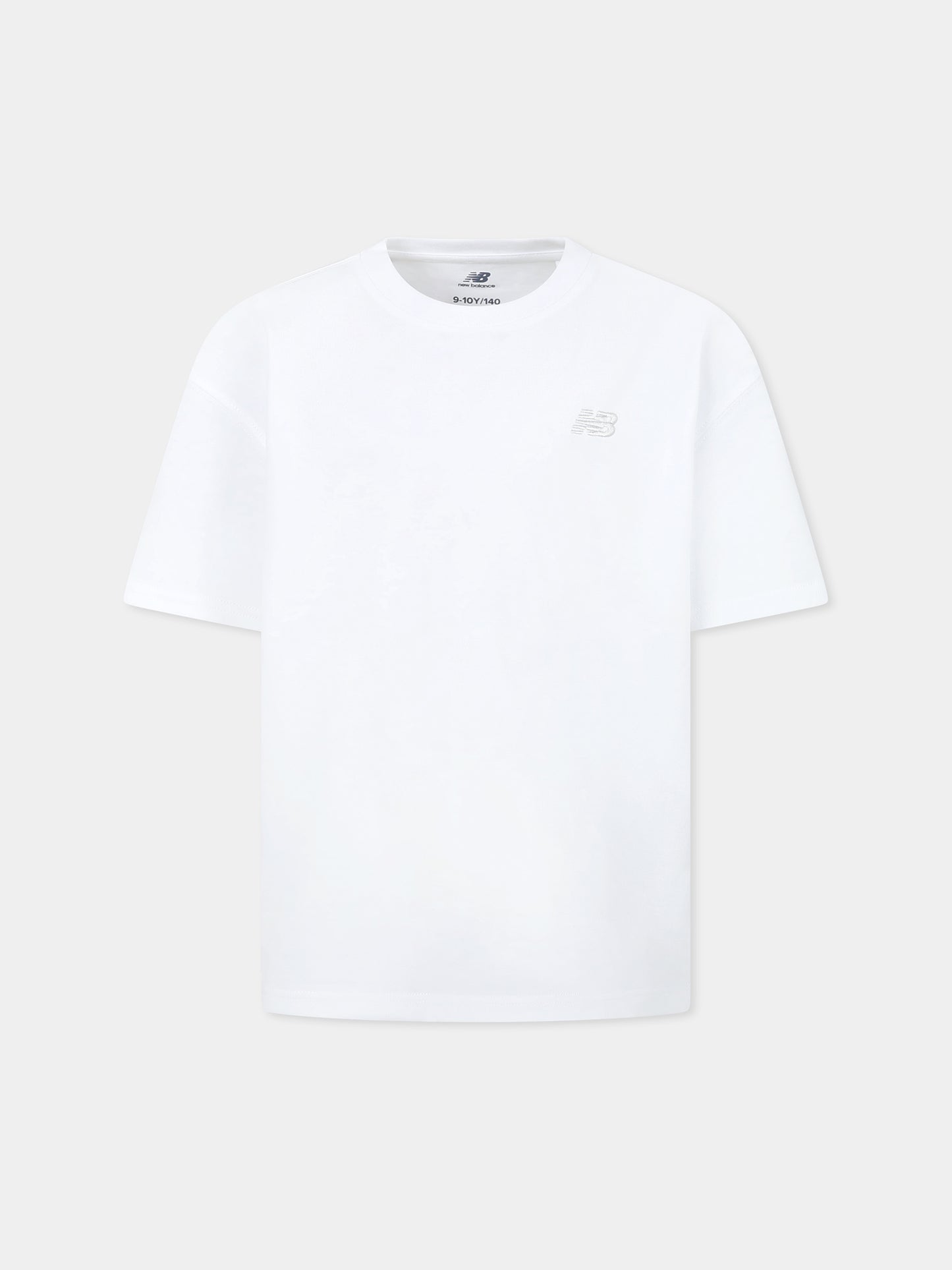 T-shirt blanc pour garçon avec logo
