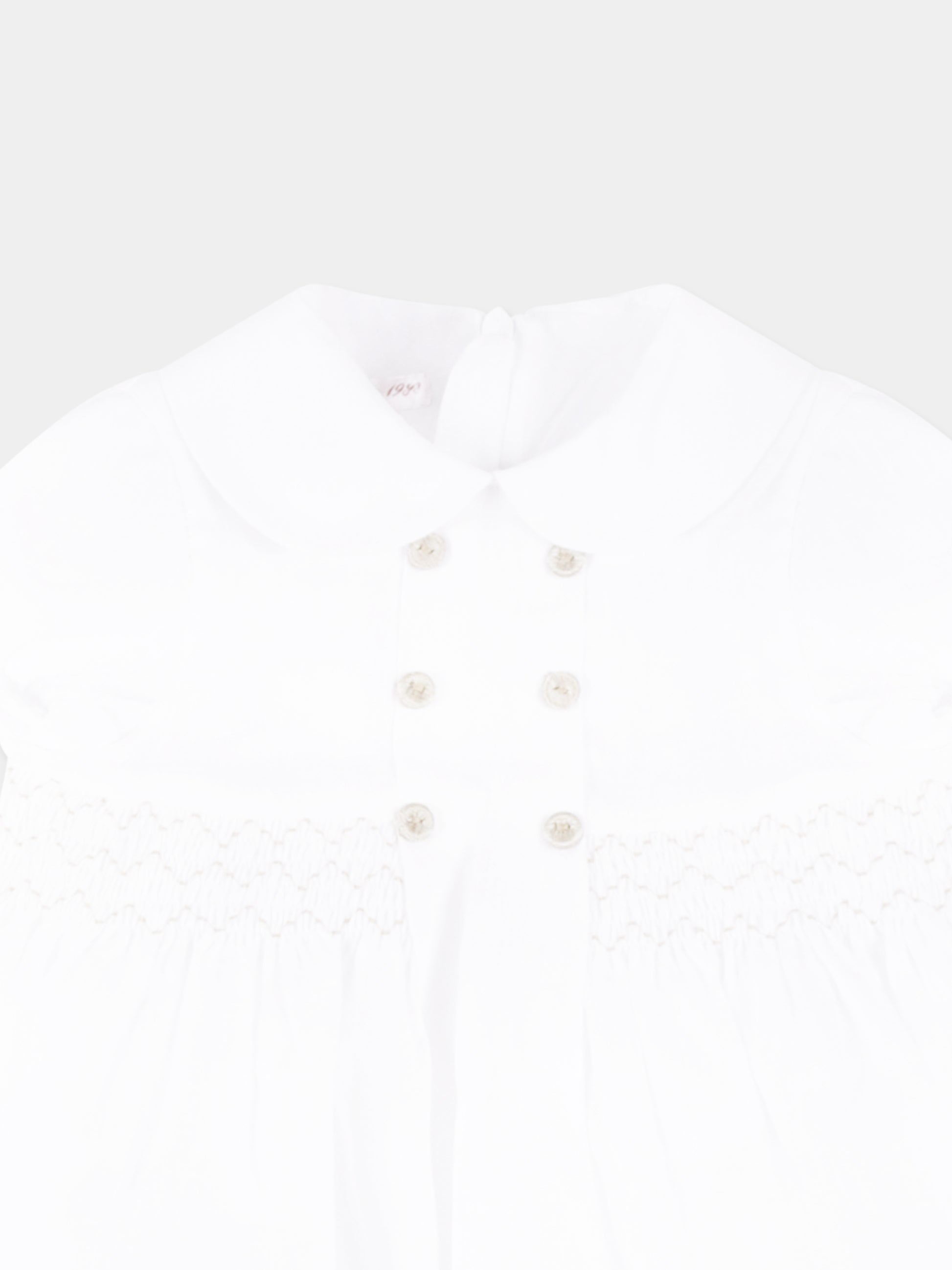 Vestito bianco per neonata,Mercadante 1939,M004 BIANCO