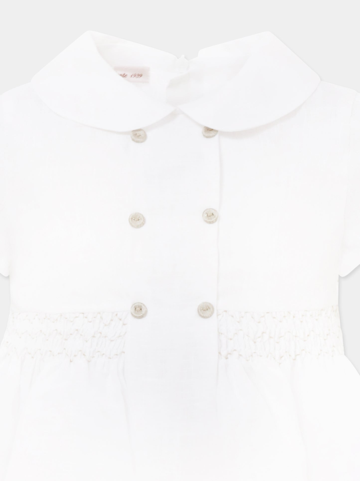 Vestito bianco per bambina,Mercadante 1939,M004 BIANCO