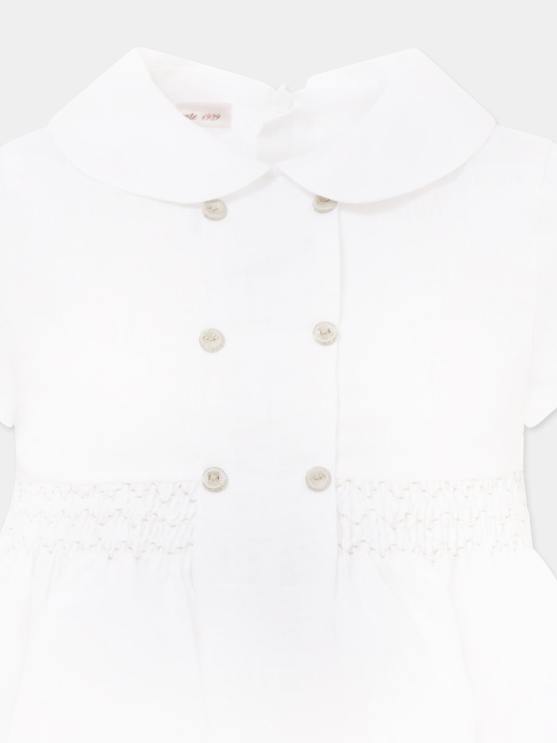 Vestito bianco per bambina,Mercadante 1939,M004 BIANCO