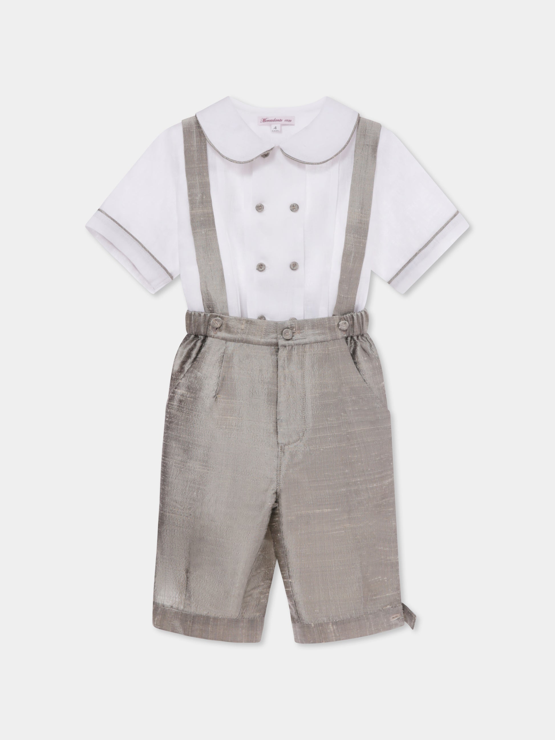 Completo beige per bambino,Mercadante 1939,M010 MARRONE