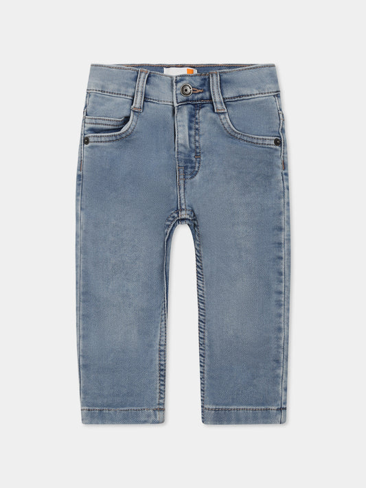 Jeans denim for baby boy with logo,Timberland,T60194 Z74