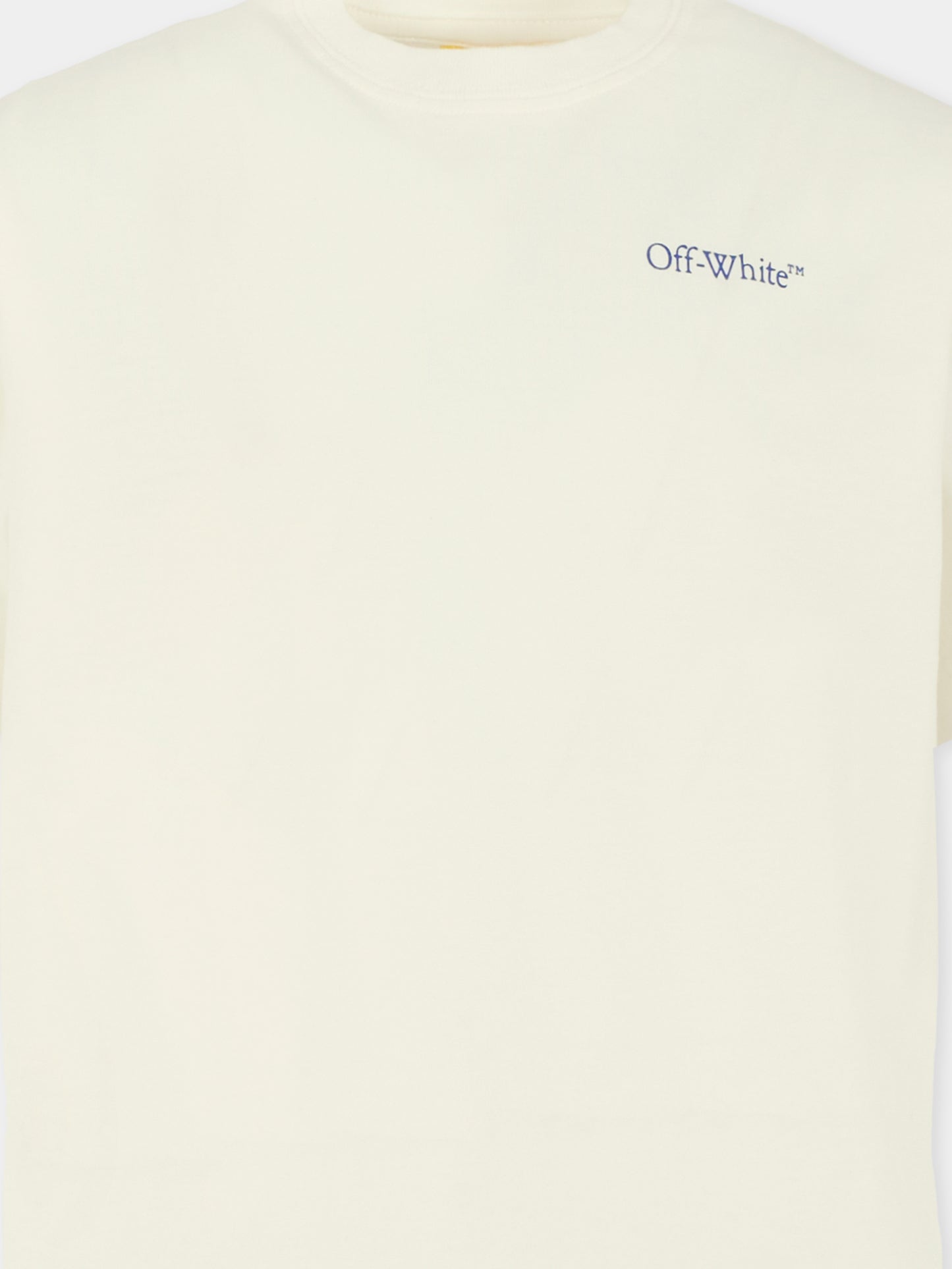 T-shirt bianca per bambino con frecce,Off White,OBAA002F25JER00D0145