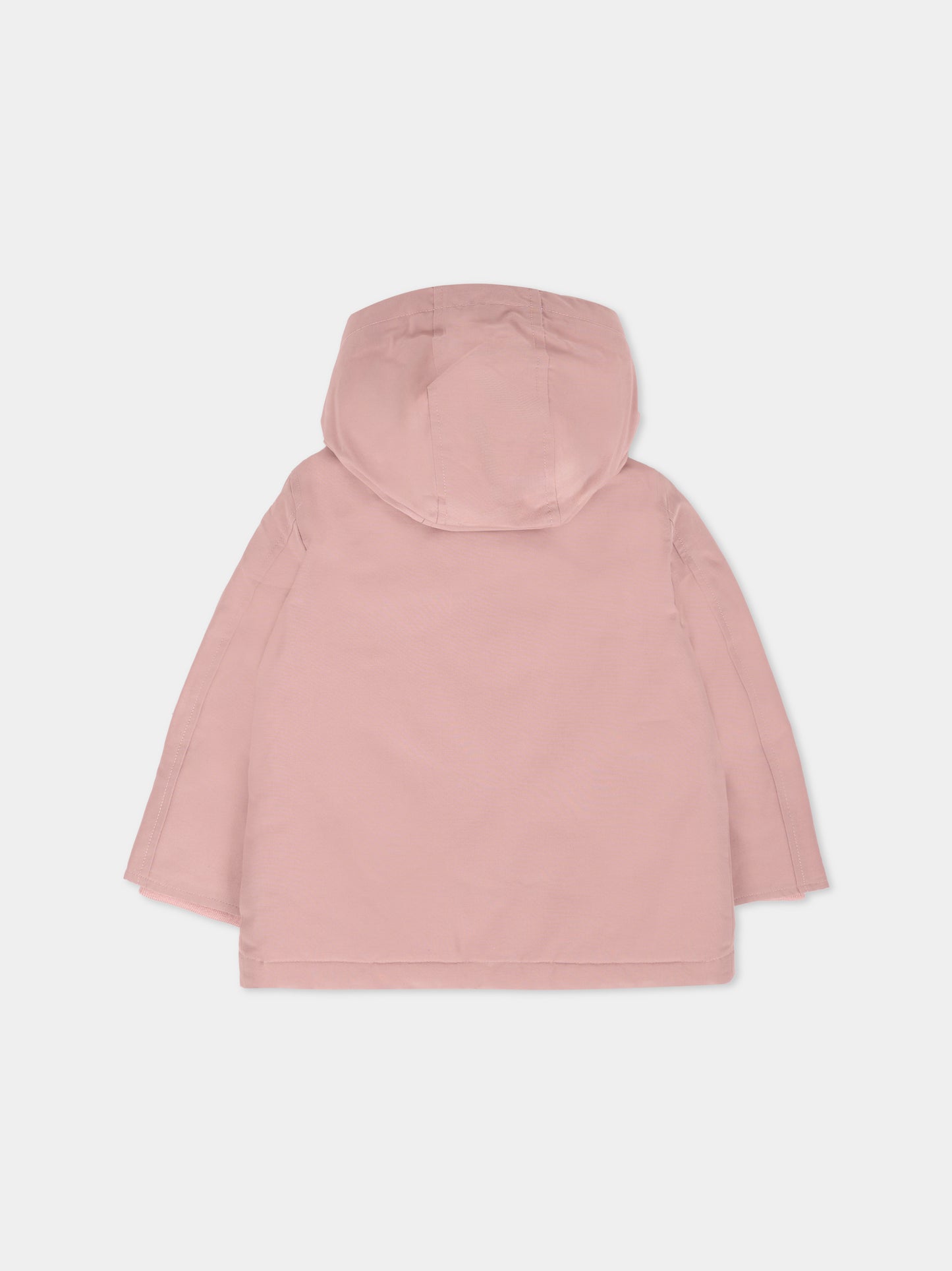 Parka rosa My First No Fur per neonata con logo,Woolrich Kids,CFWKOU0484MRUT0641 - UT0641 - WDR