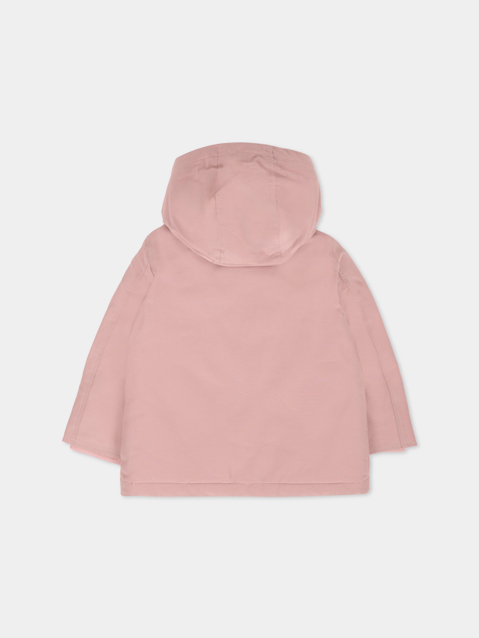 Parka rosa My First No Fur per neonata con logo,Woolrich Kids,CFWKOU0484MRUT0641 - UT0641 - WDR