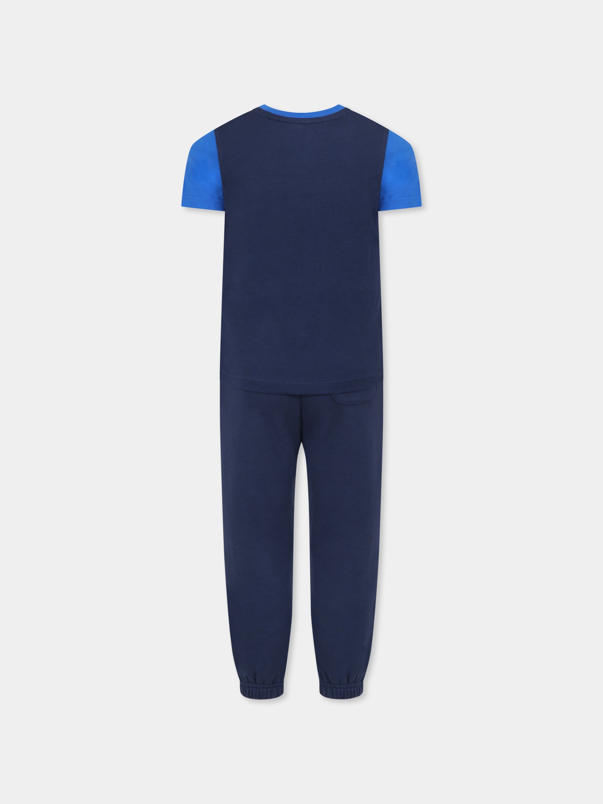 Completo blu per bambino con logo,New Balance,LAKB0094I BLU