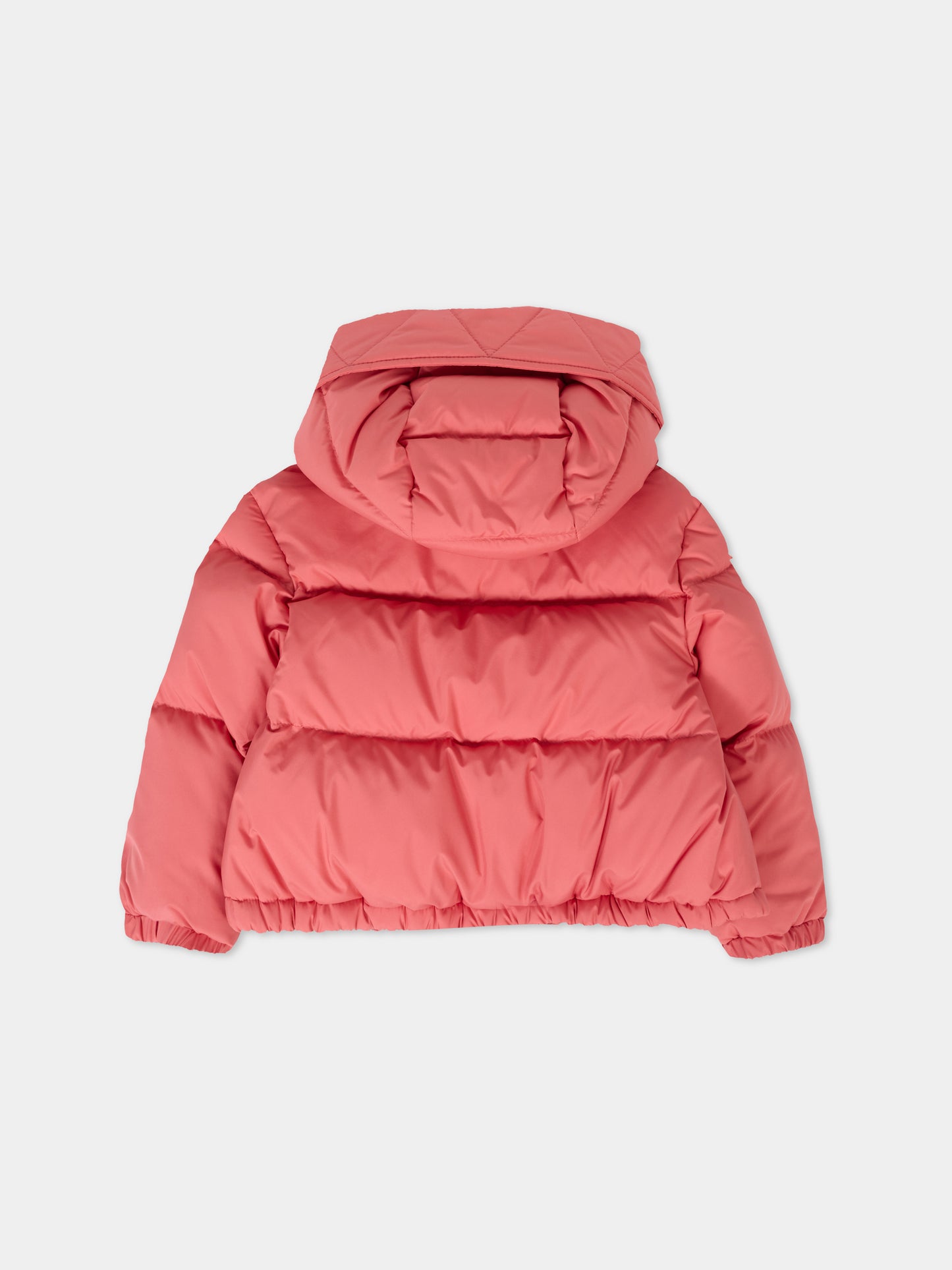 Piumino Laurie rosa per neonata con logo,Moncler Kids,K2951 1A00031 597YW 56H