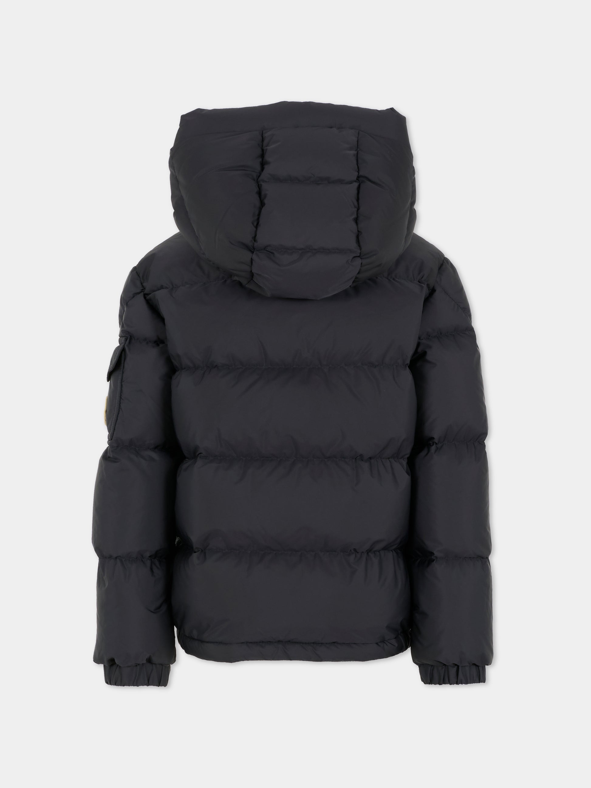 Piumino Eranu blu per bambino con logo,Moncler Kids,K2954 1A00081 53A5E 742
