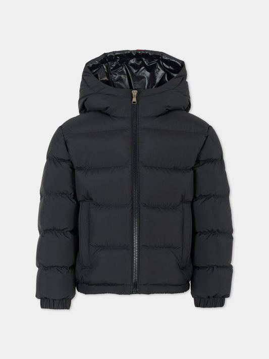 Piumino Taidu blu per bambino con logo,Moncler Kids,K2954 1A00101 597YW 778