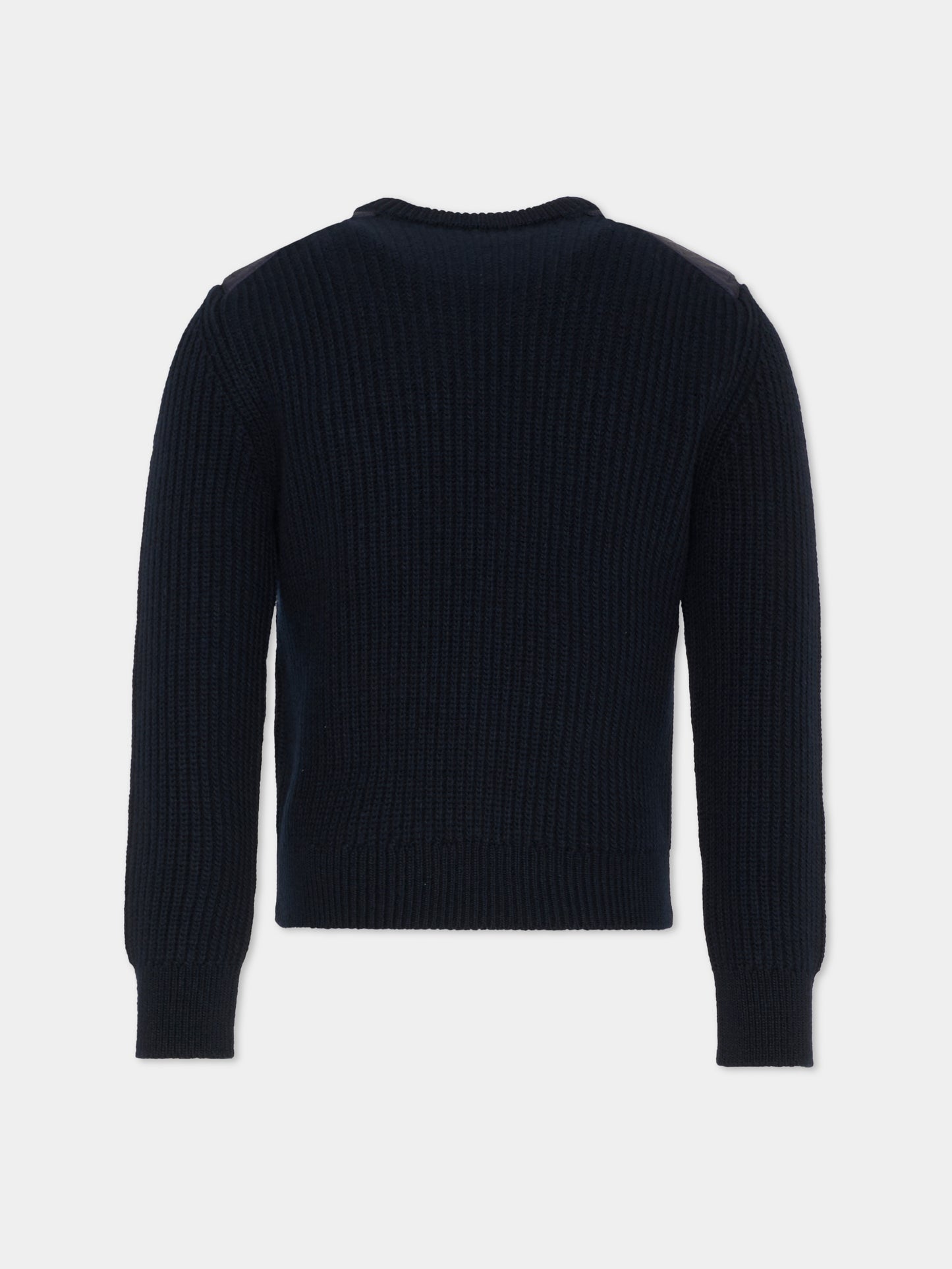 Maglione blu per bambino con logo,Moncler Kids,K2954 9C00010 M1241 742