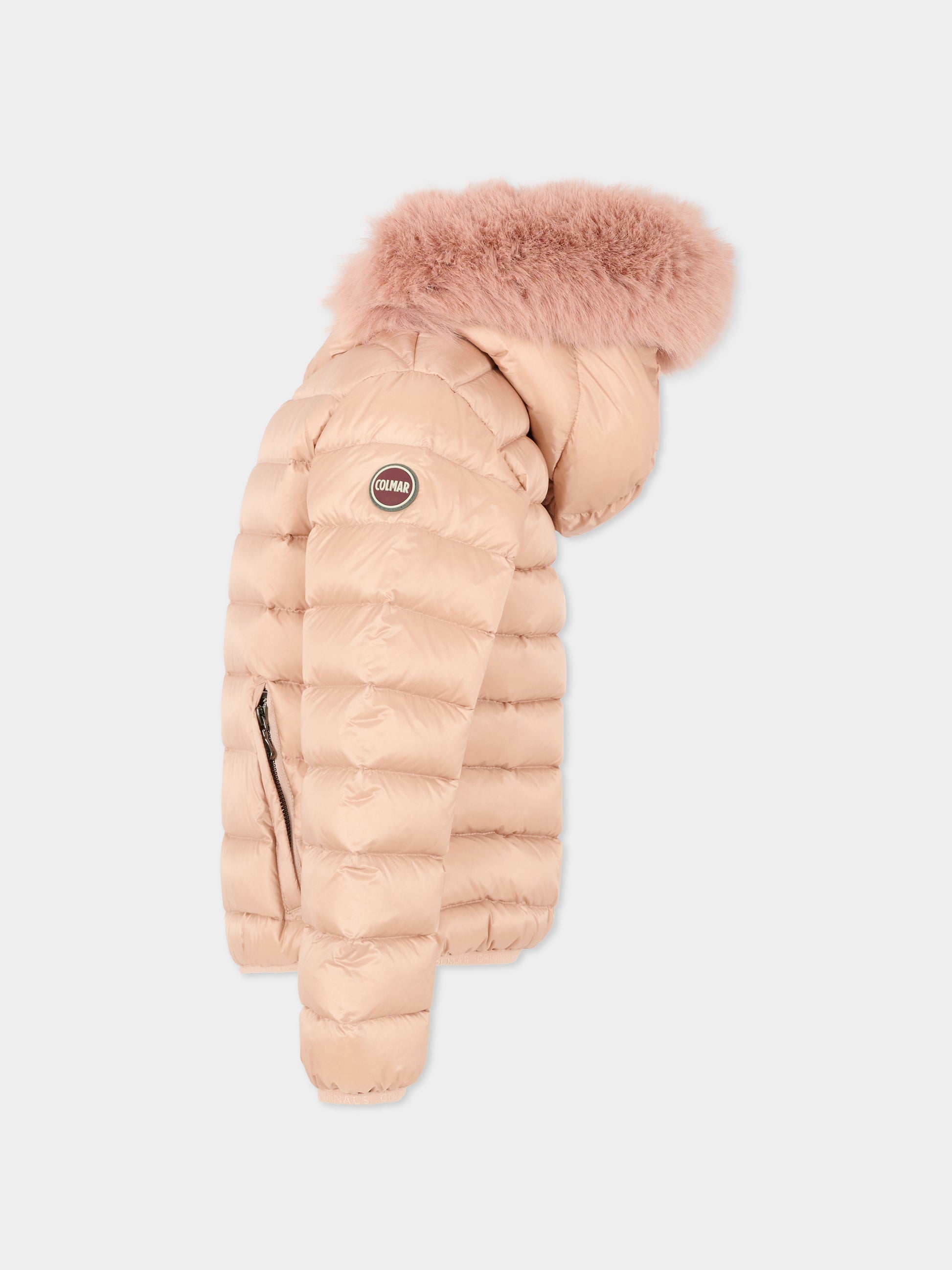 Piumino rosa per bambina con logo,Colmar Originals Kids,3459E 2YO 166
