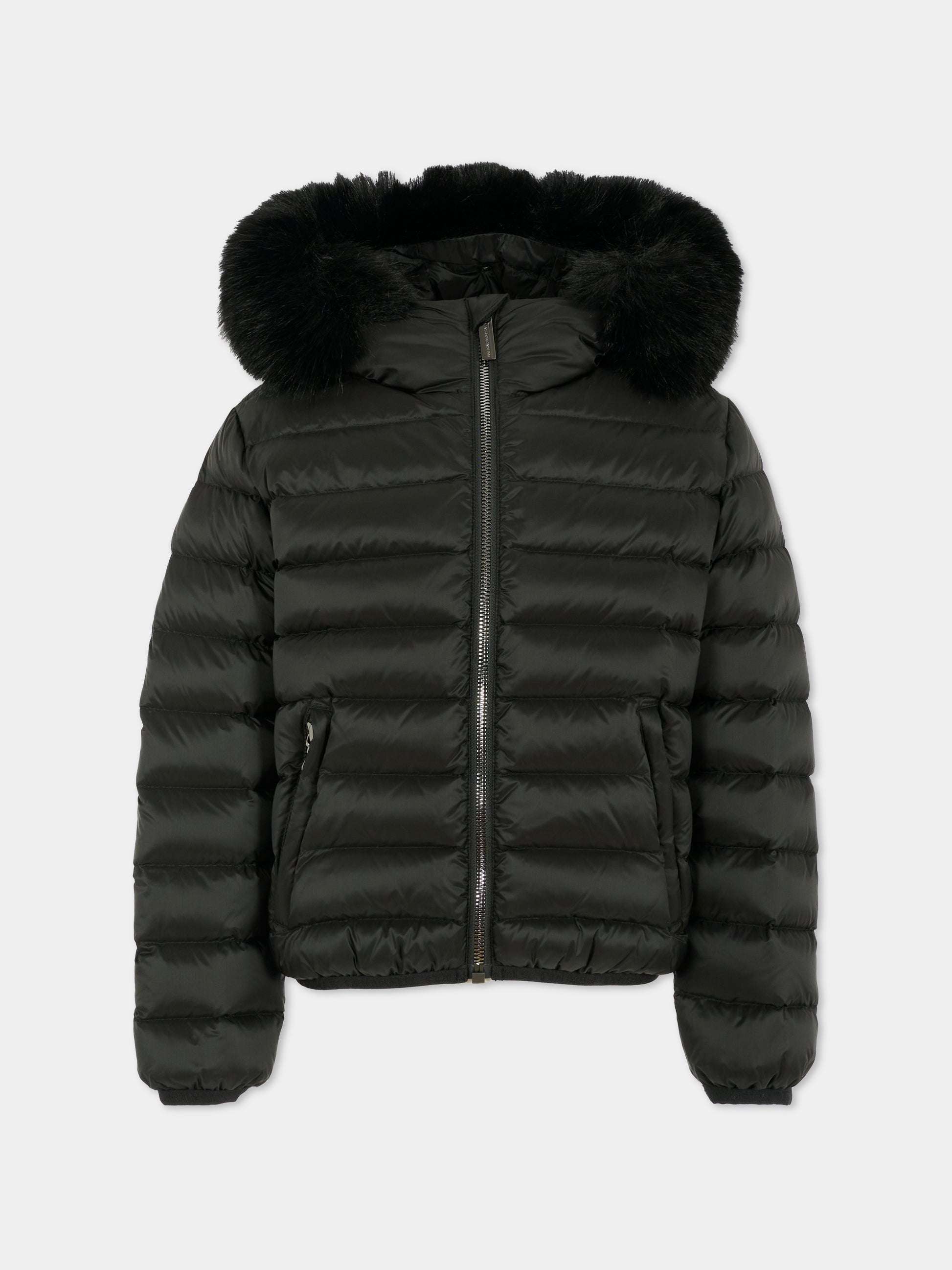 Piumino nero per bambina con logo,Colmar Originals Kids,3459E 2YO 99