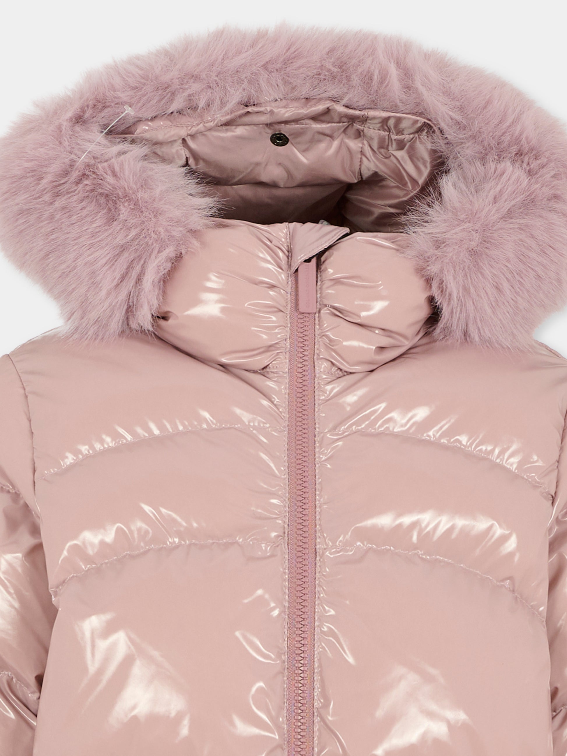 Piumino lilla per bambina con logo,Colmar Originals Kids,3475E 8XV 743