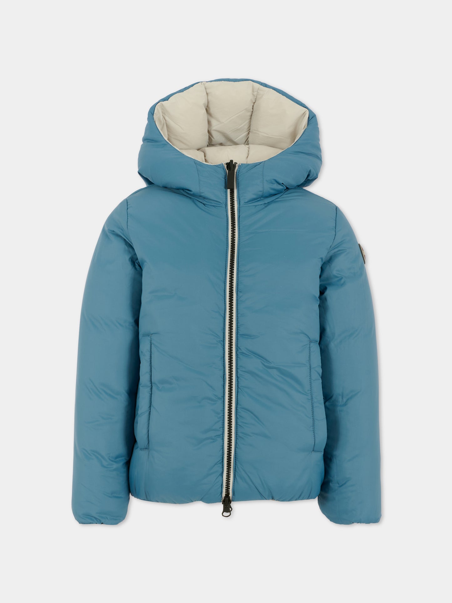 Piumino reversibile grigio per bambino con logo,Colmar Originals Kids,3409 4ZP 718