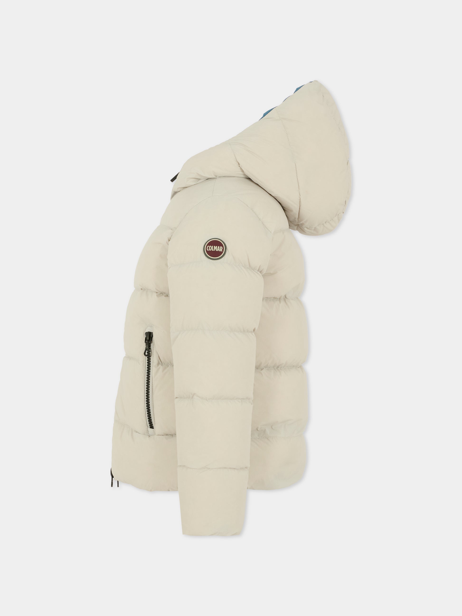 Piumino reversibile grigio per bambino con logo,Colmar Originals Kids,3409 4ZP 718