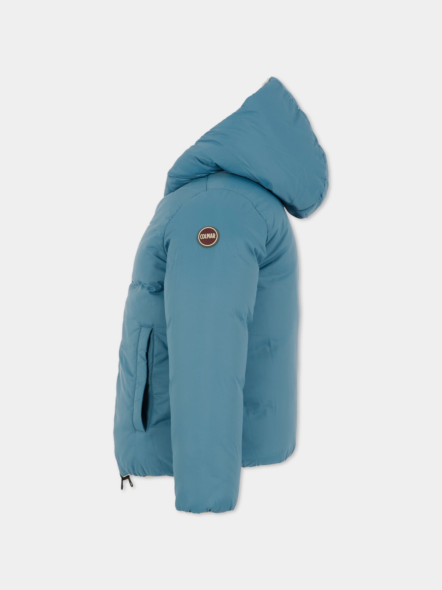 Piumino reversibile grigio per bambino con logo,Colmar Originals Kids,3409 4ZP 718