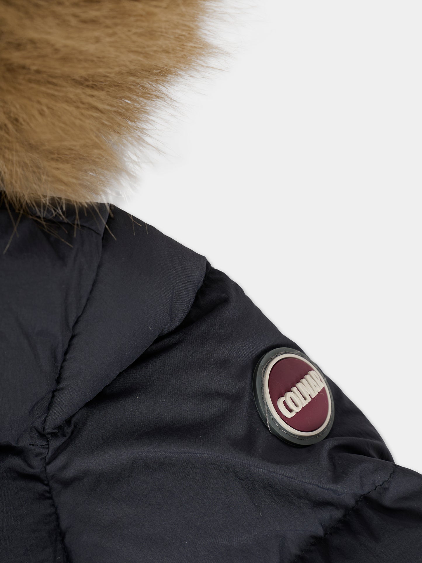 Piumino nero per neonata con logo,Colmar Originals Kids,3470E 4ZP 99