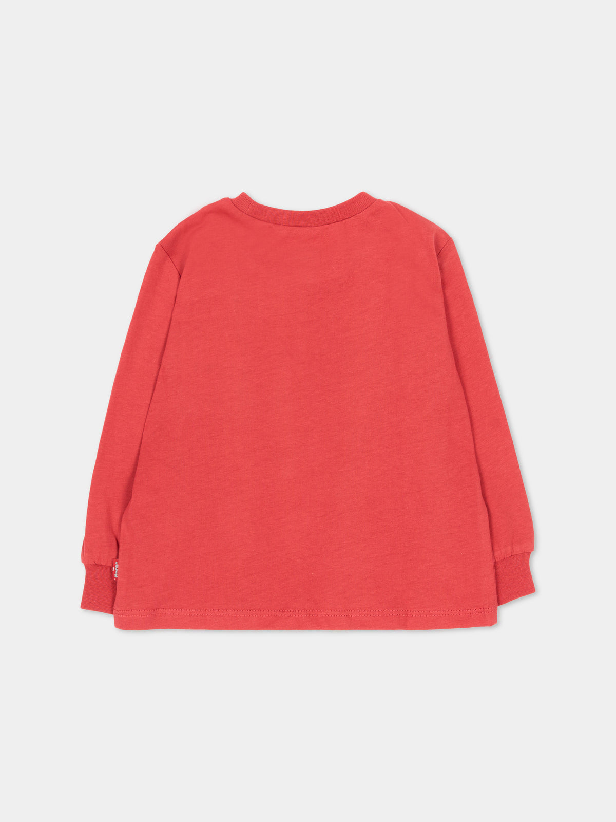 T-shirt rouge pour bébé garçon avec logo