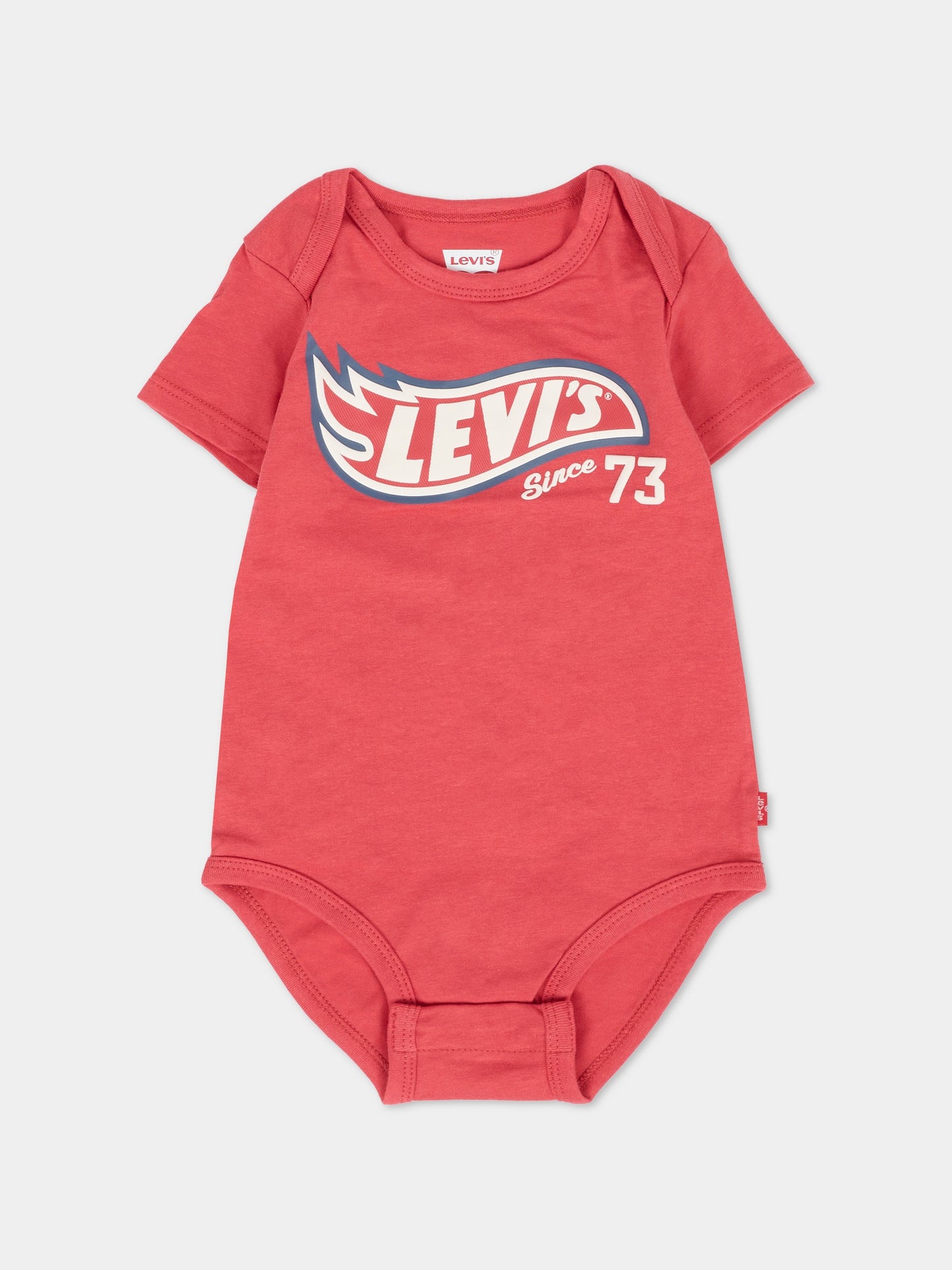 Completo rosso per neonato con logo,Levi's Kids,6EN729 UF3