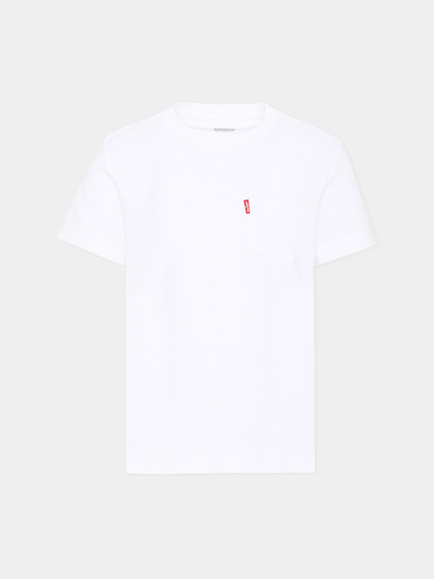 T-Shirt a manica corta bianca logo per bambino,Levi's Kids,9EM359 W1T