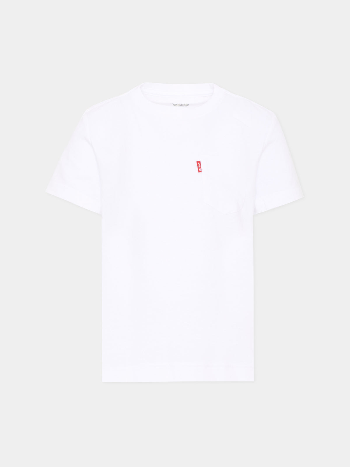 T-Shirt a manica corta bianca logo per bambino,Levi's Kids,9EM359 W1T