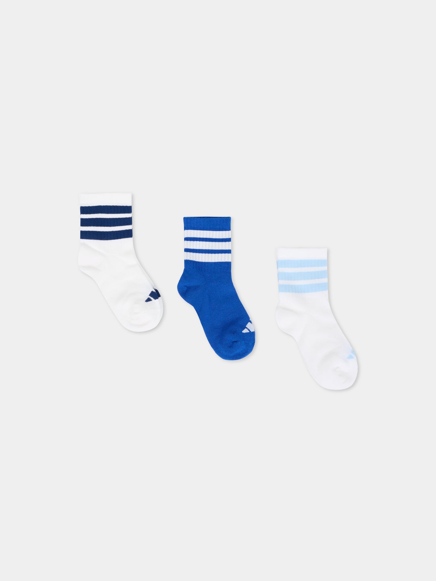 Set calze blu per bambini con logo,Adidas,JD1348