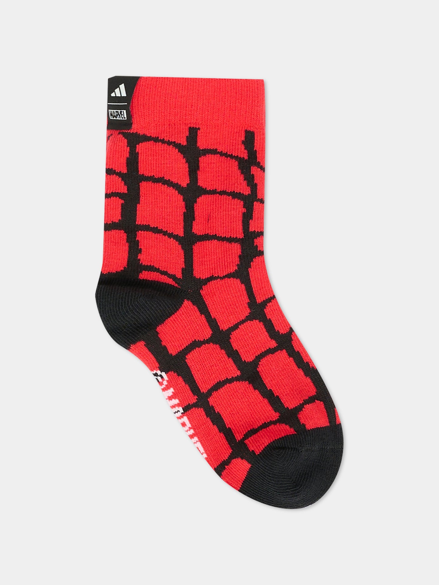 Set calze nere per bambino con Spiderman,Adidas,JM1827