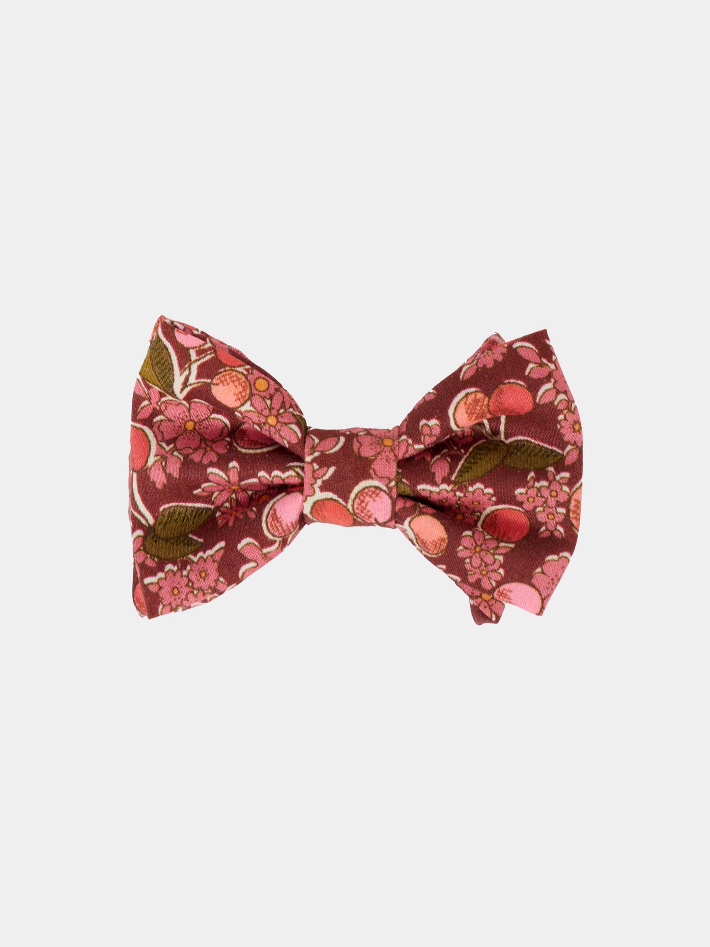 Set fermagli bordeaux per bambina con ciliegie,Bonpoint,W05GHAW00021 651D