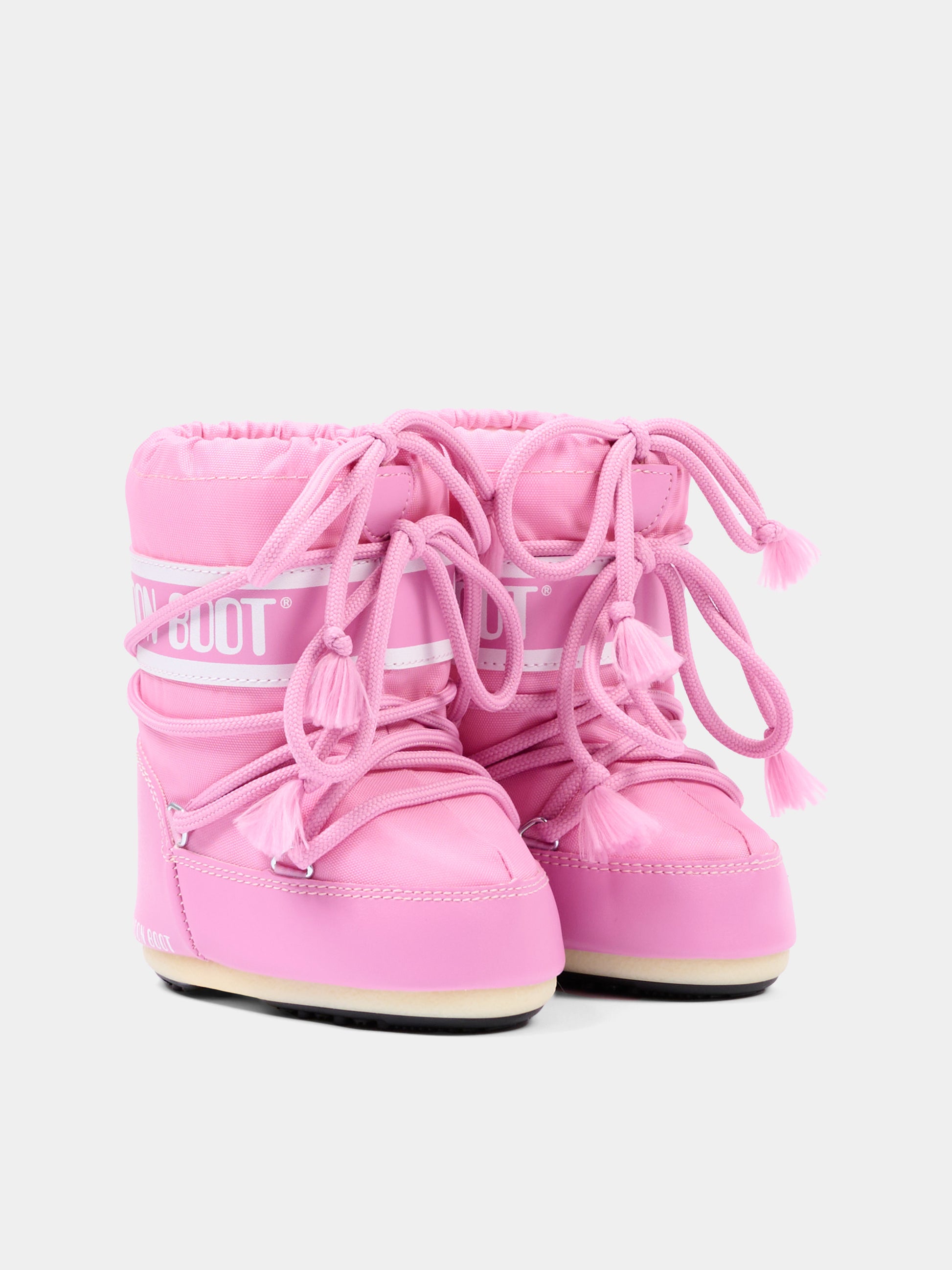Stivali da neve rosa per neonata,Moon Boot,80D1400430 J001