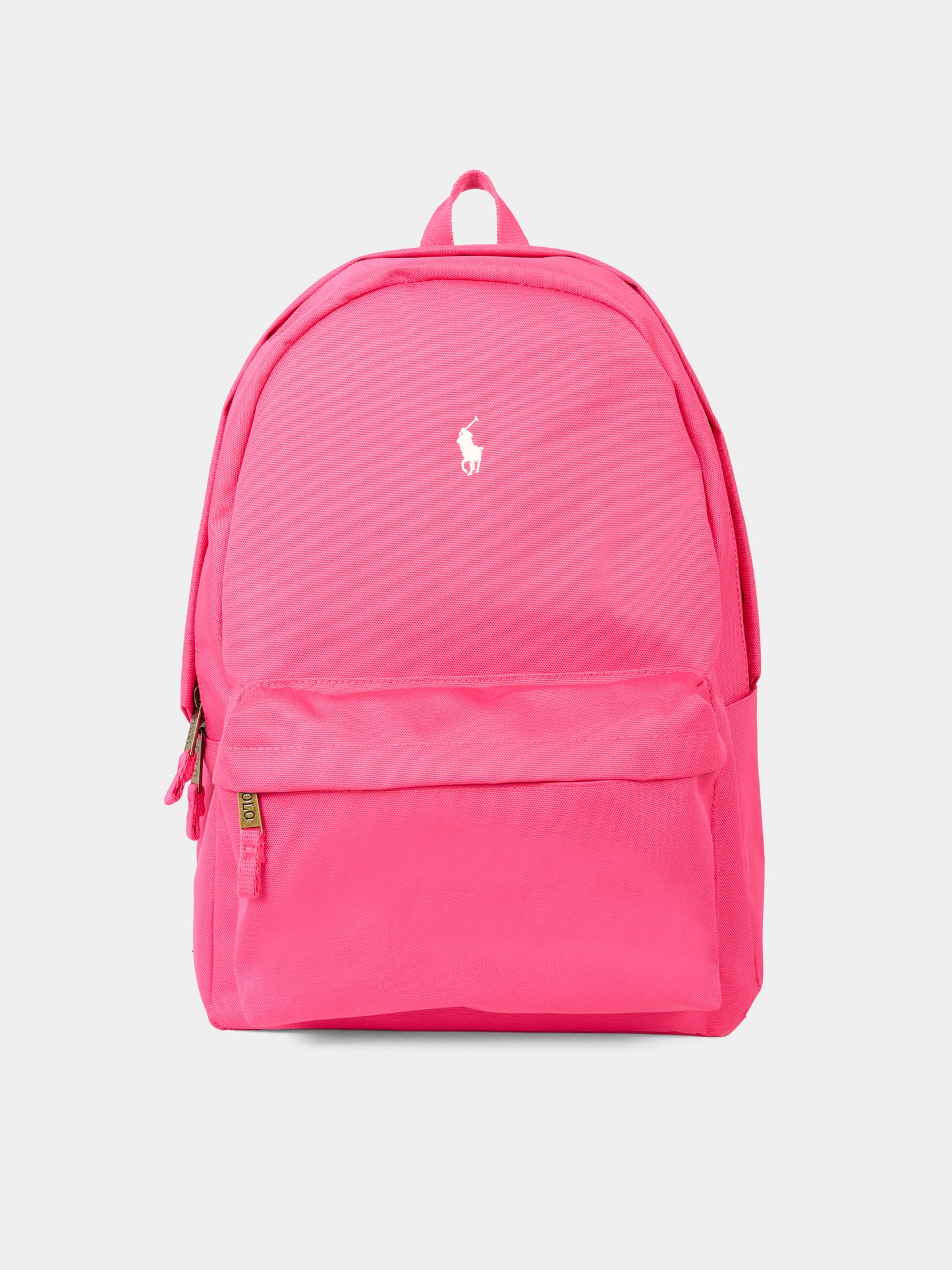 Zaino fucsia per bambina con cavallino,Ralph Lauren Kids,9AR151 ADP