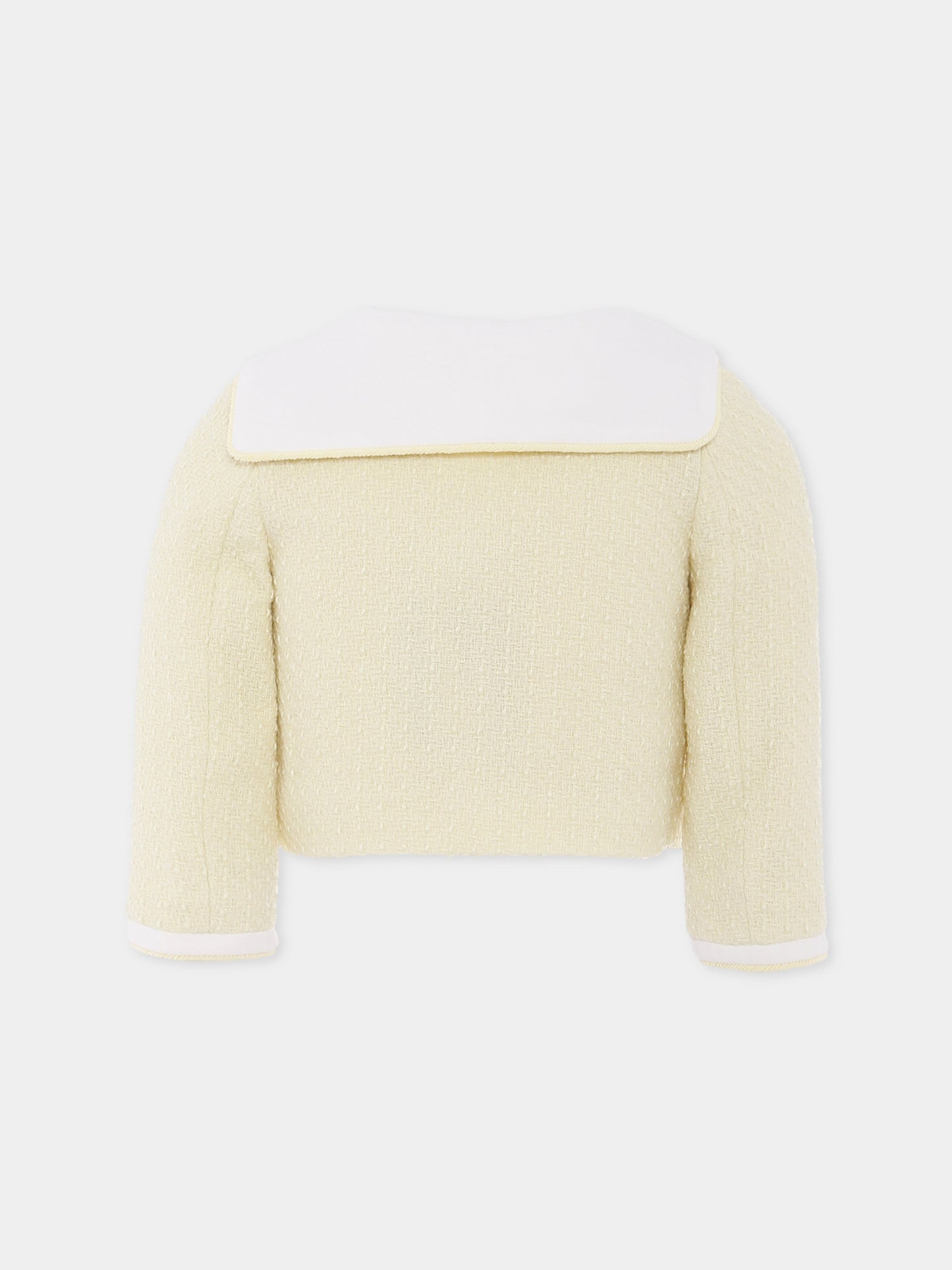 Giacca gialla per bambina,Self-portrait,PF25-720J-Y