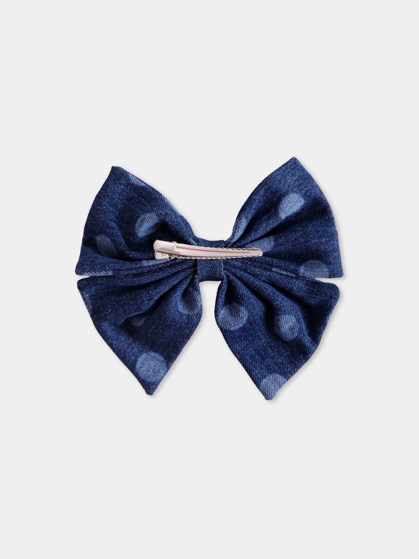 Fermaglio blu per bambina con pois,Self-portrait,PF25-743-BL