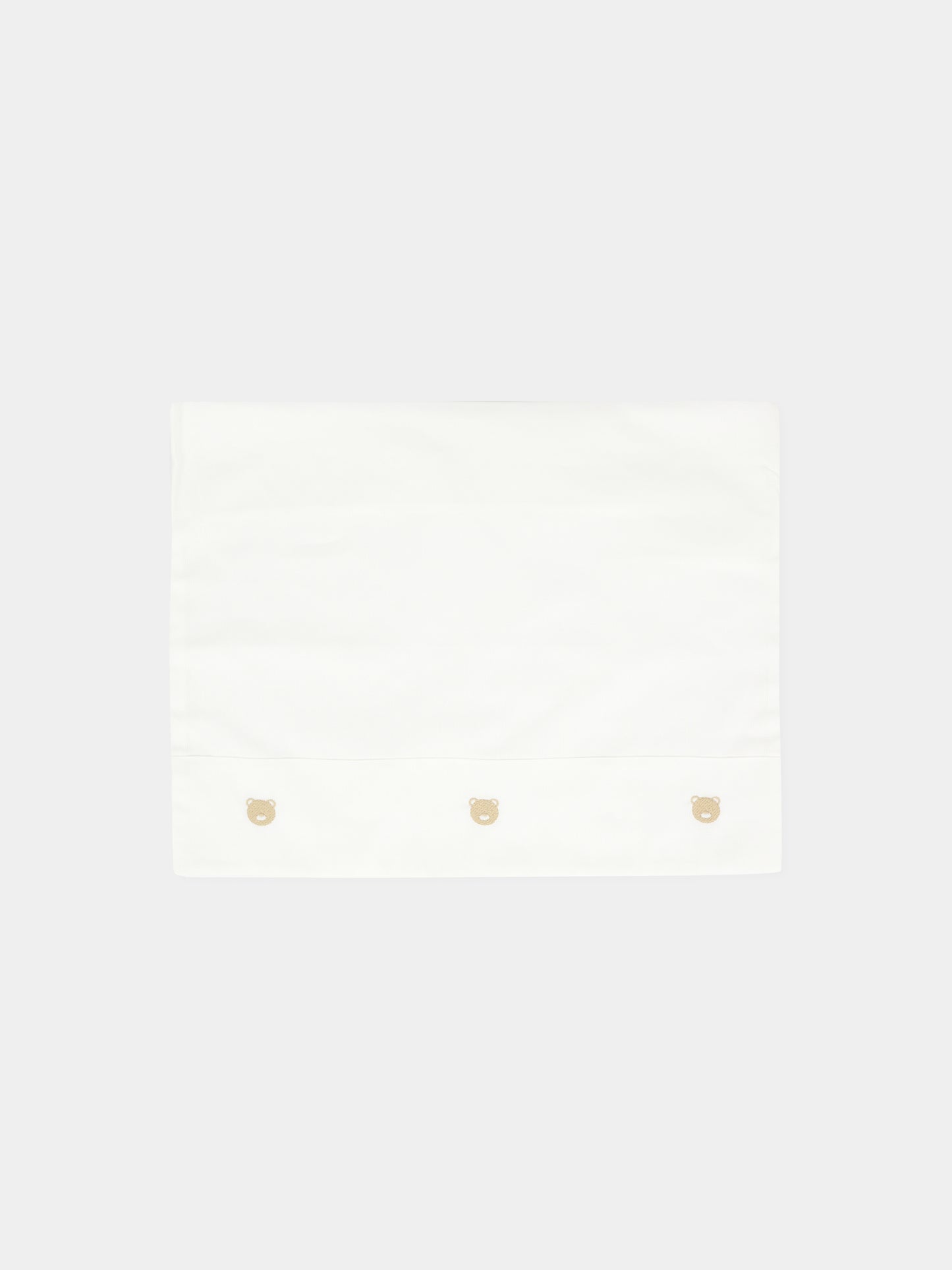 Set lenzuola bianco per neonati con orsetto e logo,Little Bear,2044 LATTE/TORTORA