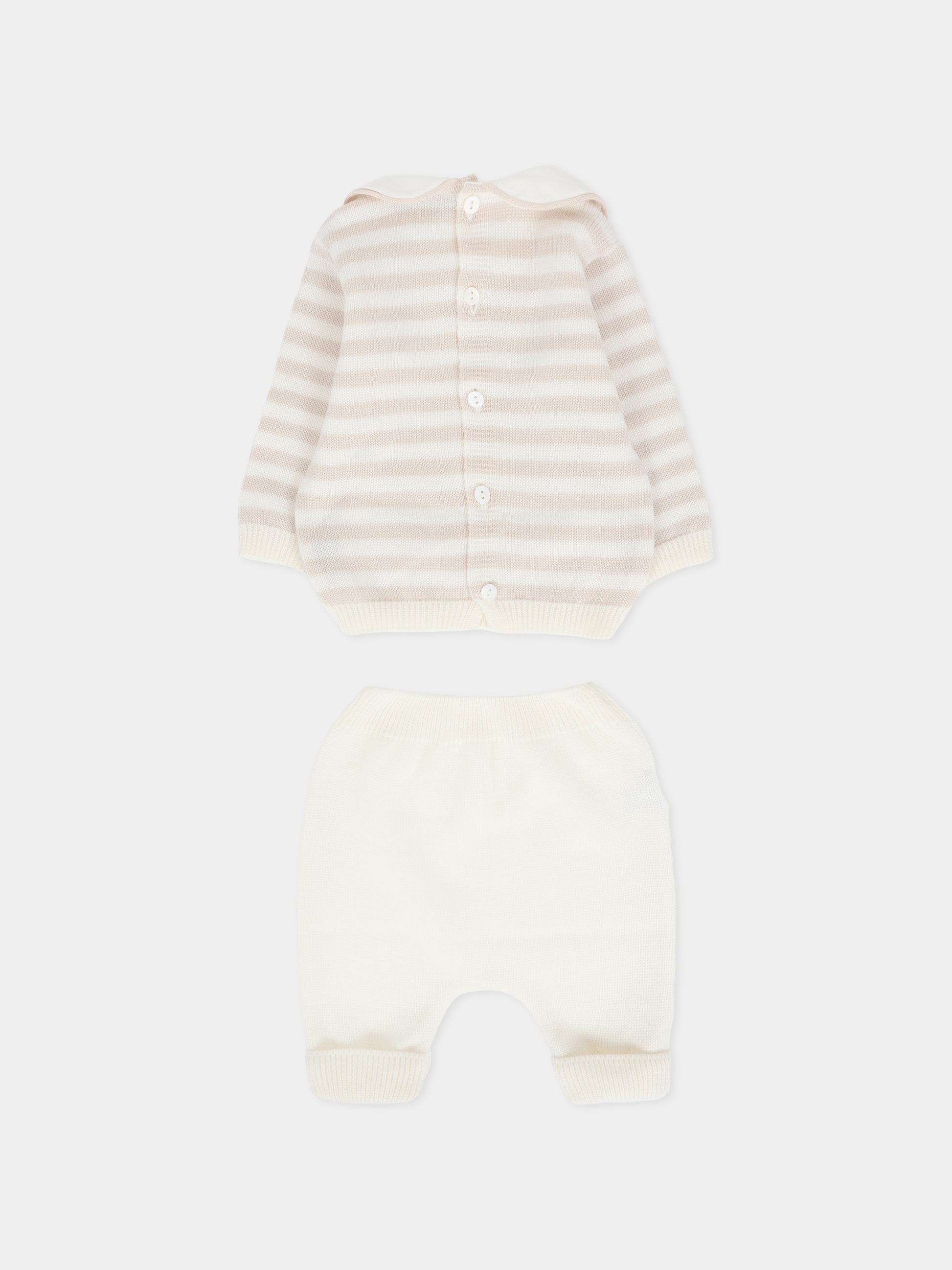 Completo avorio per neonati,Little Bear,2127 LATTE/BURRO