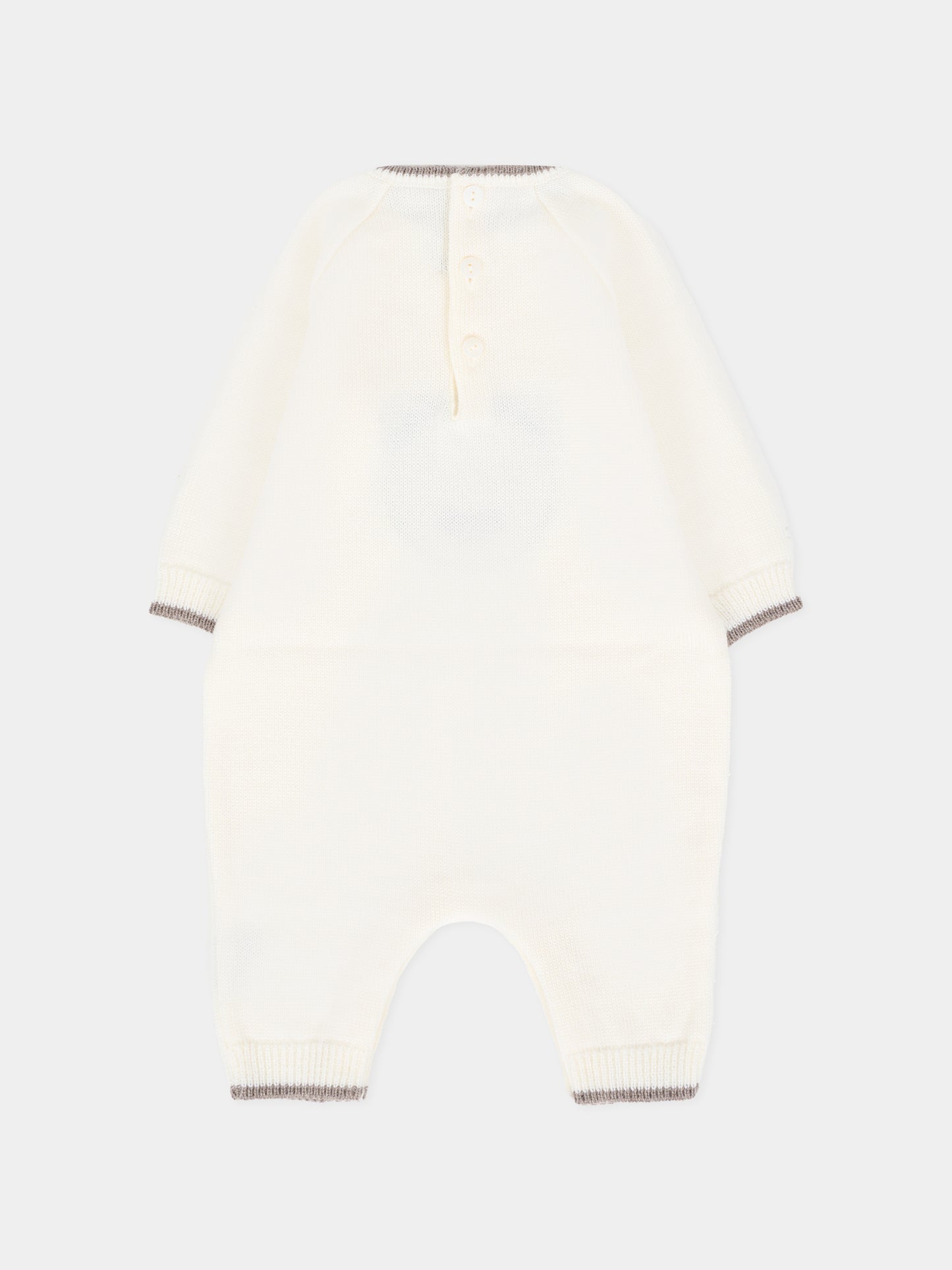 Tutina avorio per neonati con orso,Little Bear,2110 LATTE/TORTORA