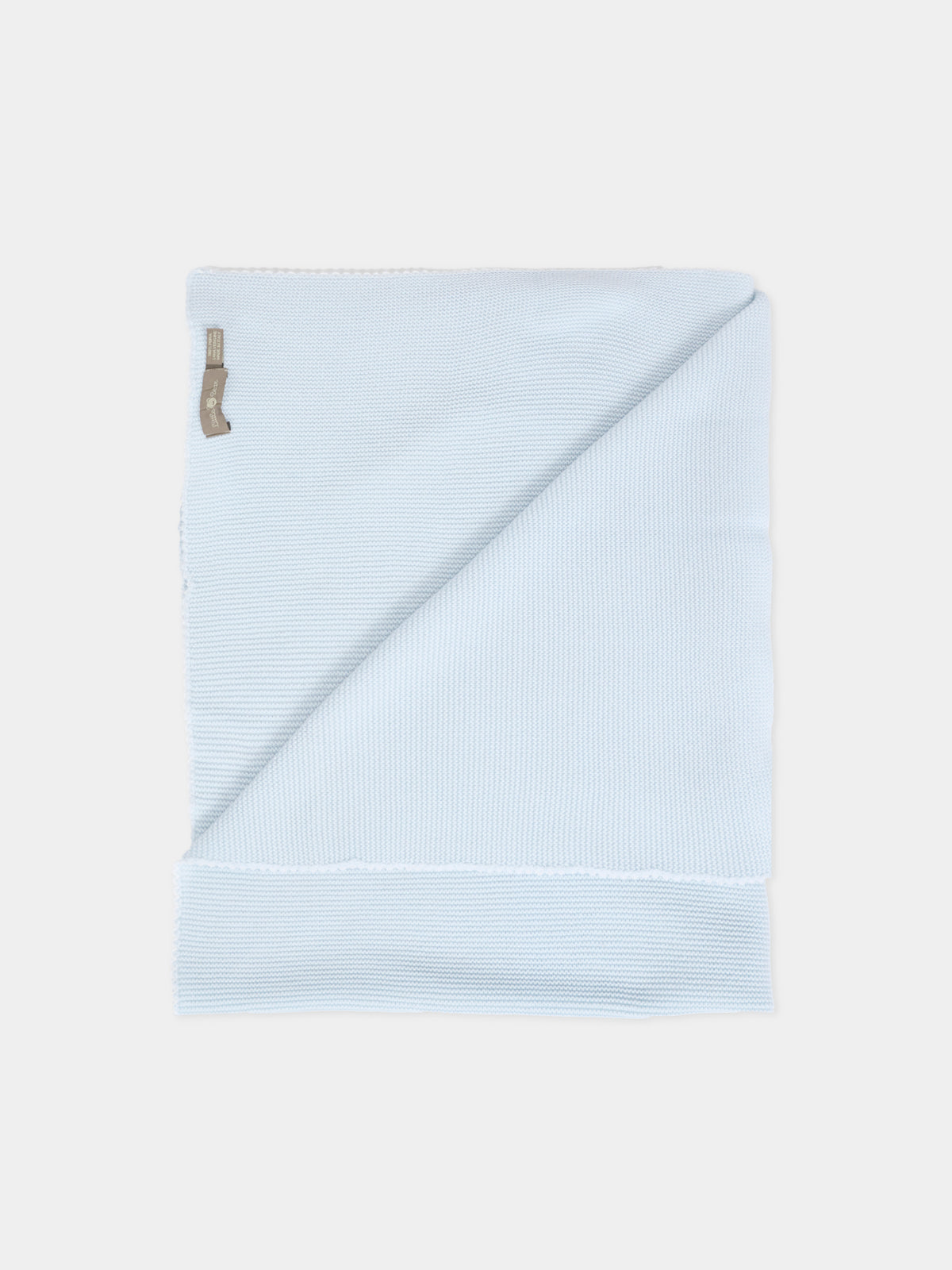 Coperta celeste per neonato con ricamo,Little Bear,2102 CIELO/LATTE
