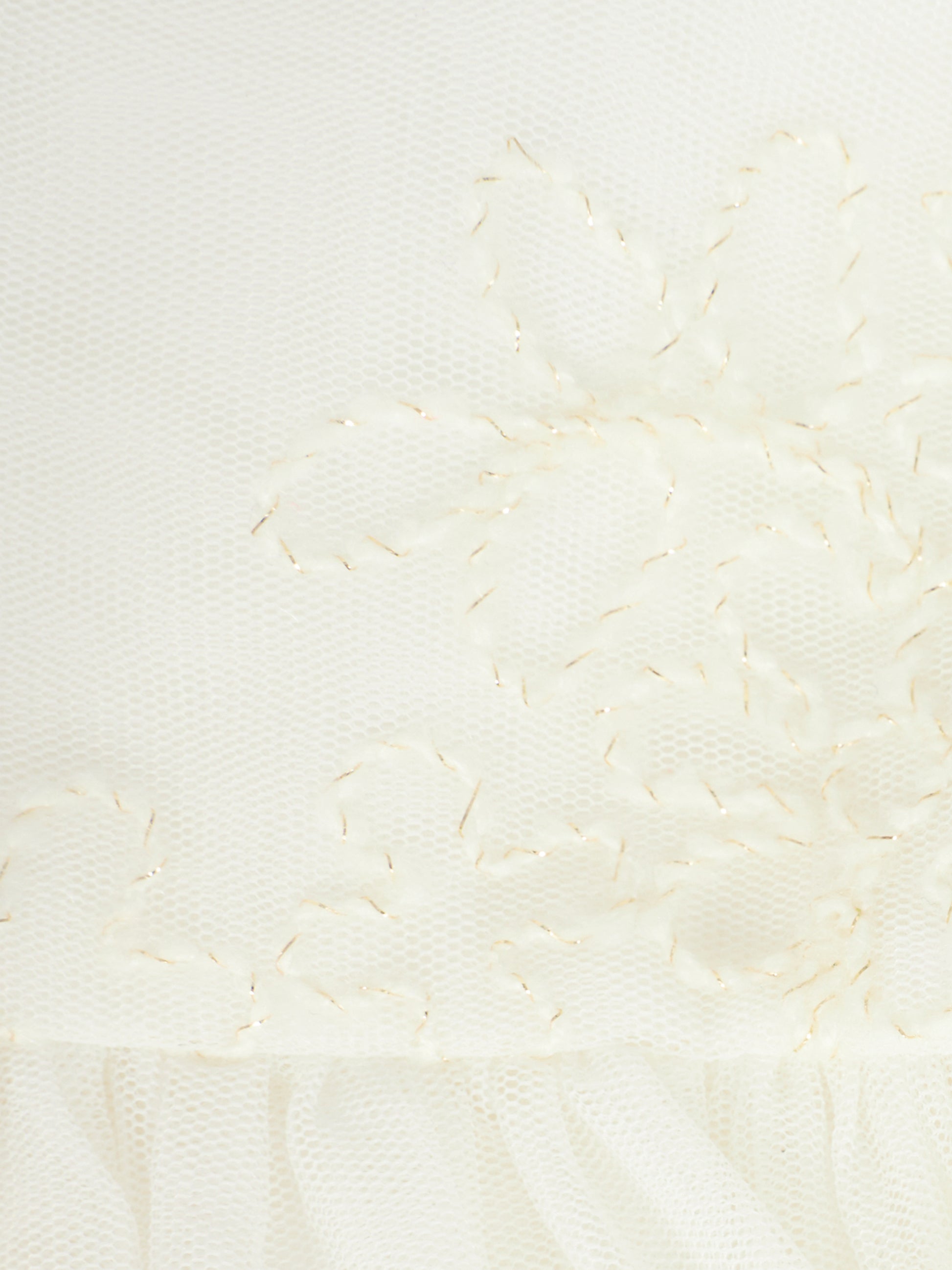 Vestito avorio per neonata con fiori ricamati,Mayoral,2902 064