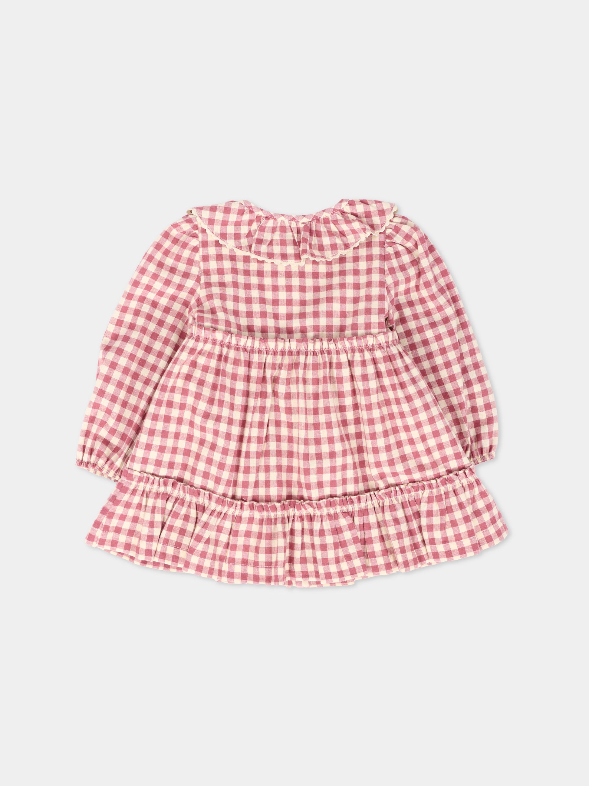 Vestito rosa per neonata con logo,Mayoral,2910 085