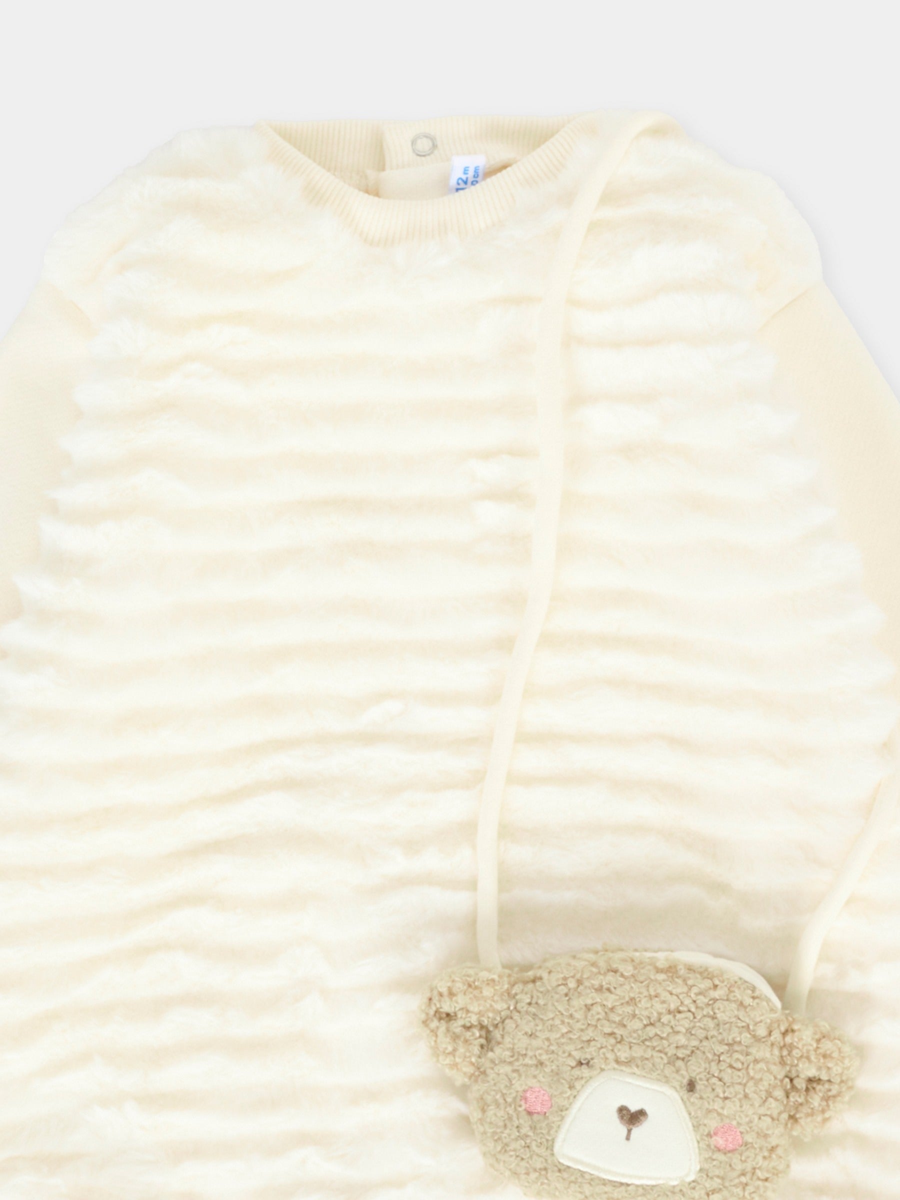 Vestito avorio per neonata con borsa,Mayoral,2919 050