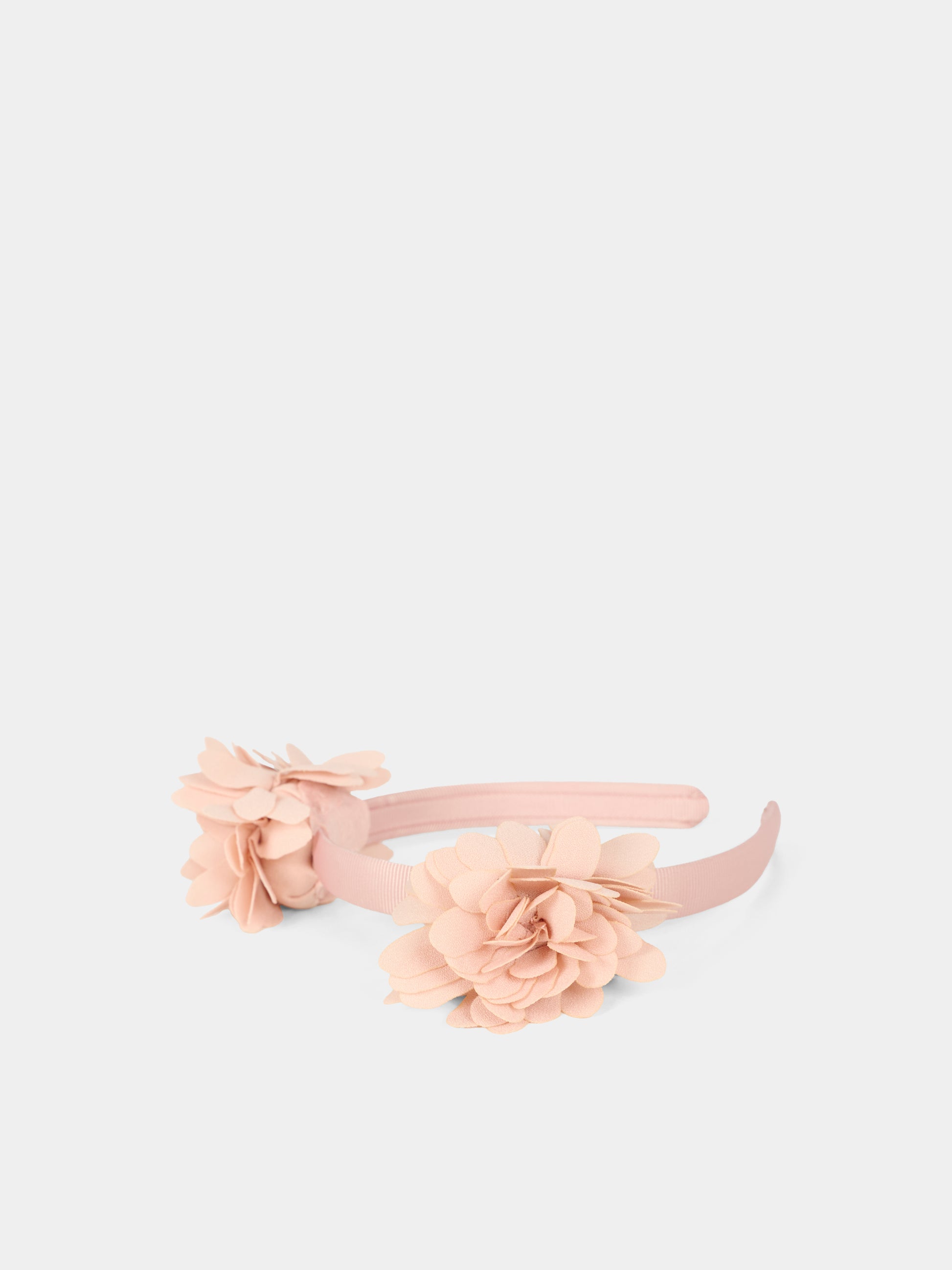 Cerchietto rosa per neonata con fiori,Mayoral,10026 069