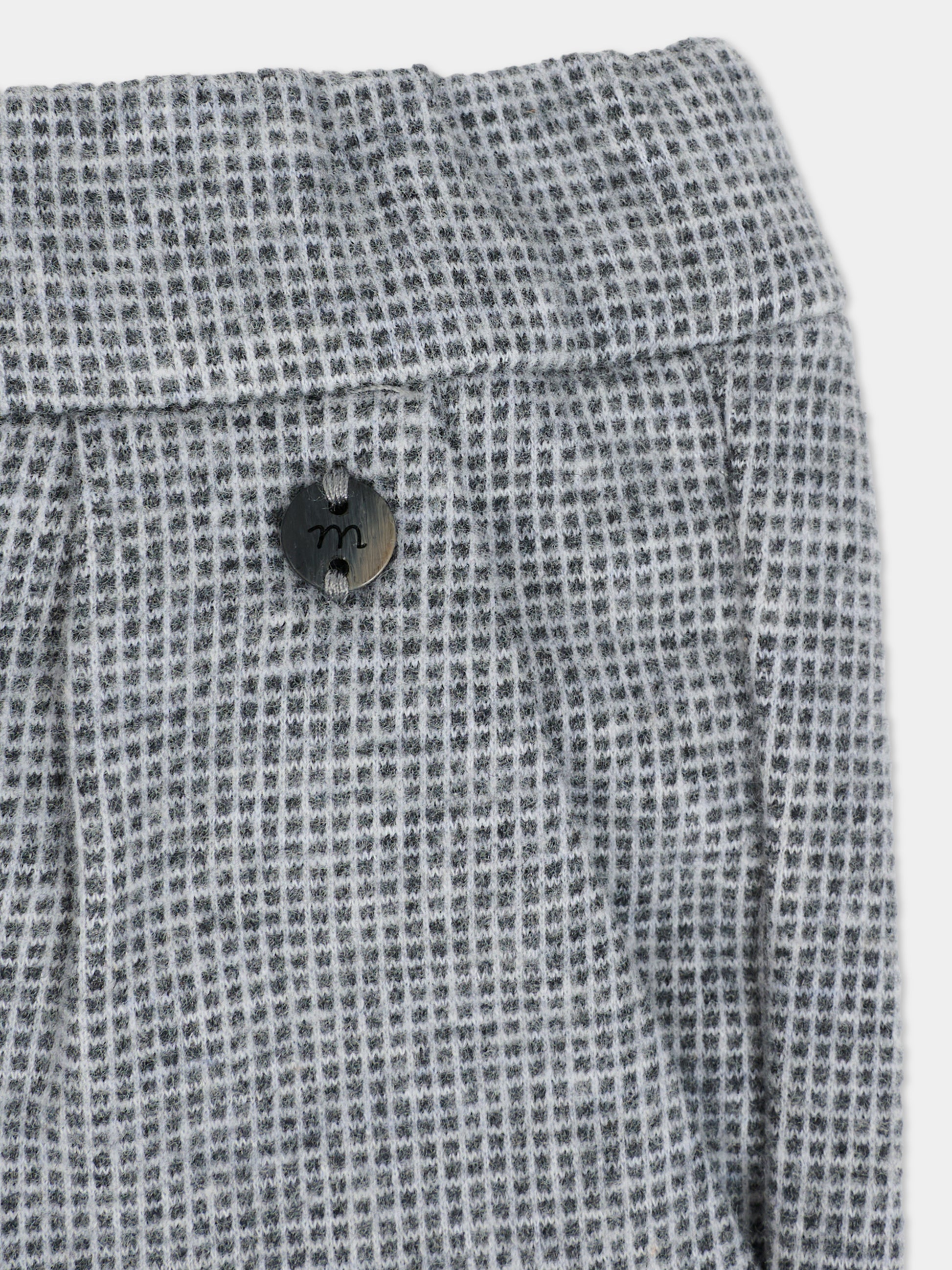 Pantaloni grigi per neonato con logo,Mayoral,2511 014