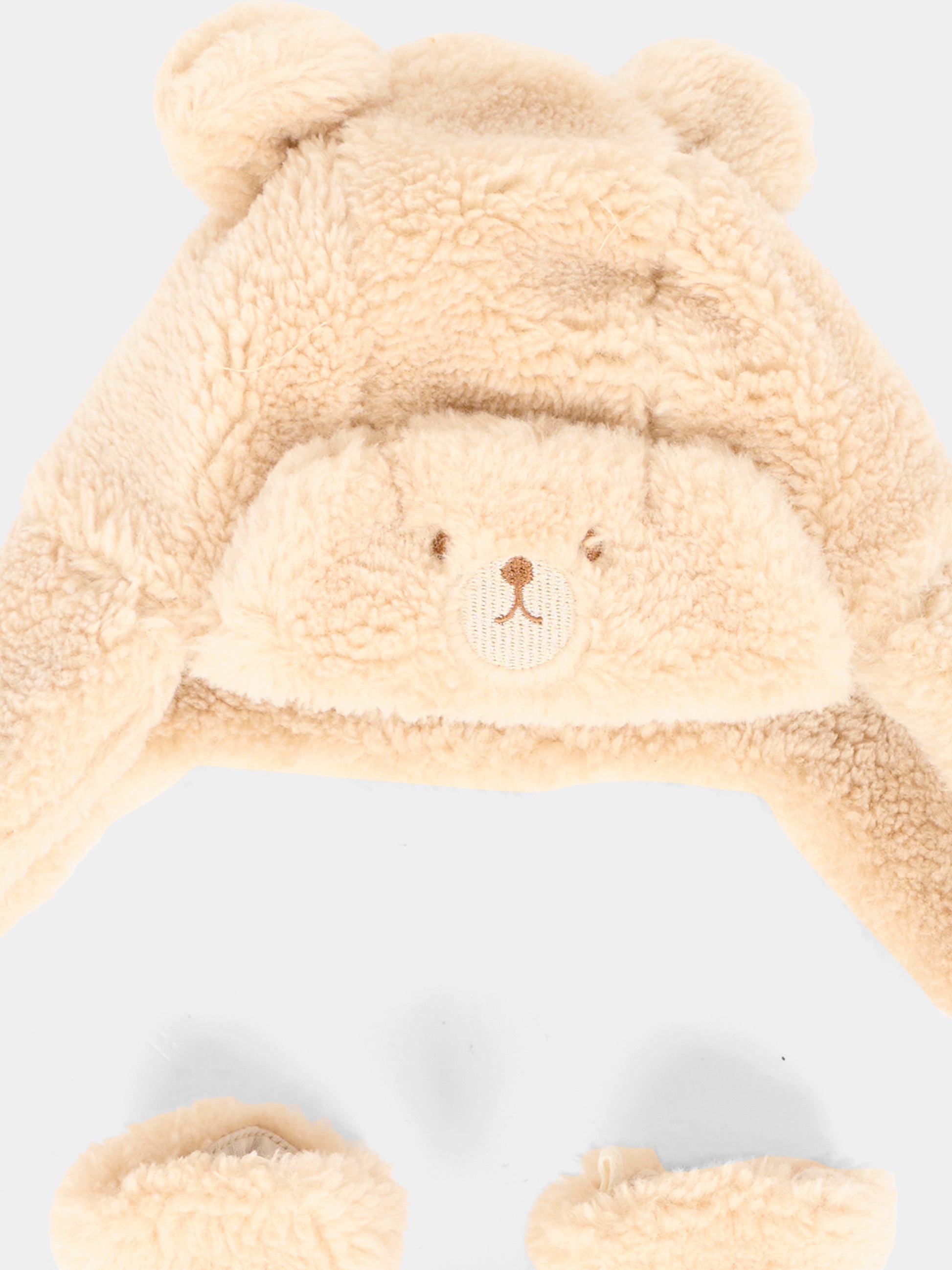 Set accessori beige per neonato con orsetto,Mayoral,10023 066