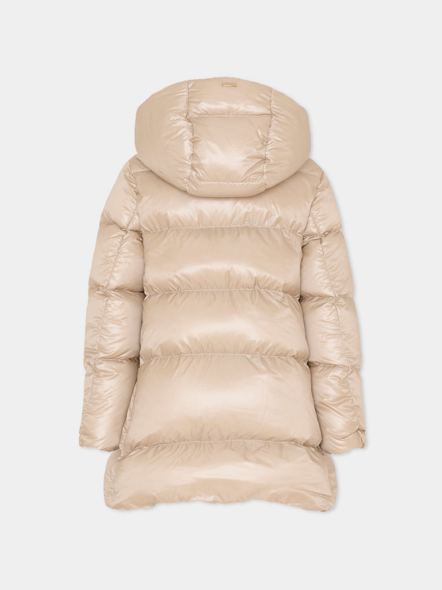 Piumino beige per bambina,Herno Kids,PI000187G 12017Z 1985