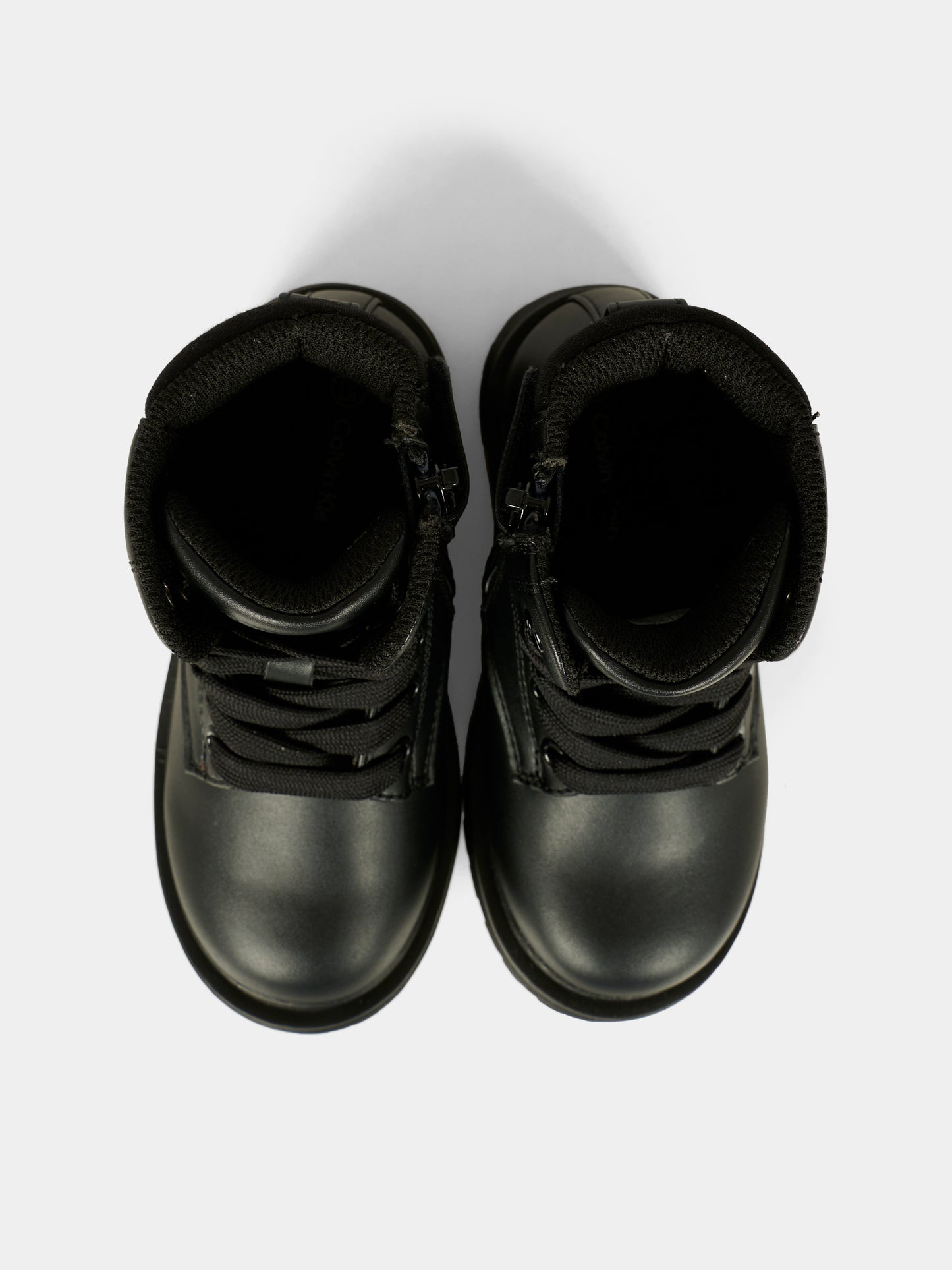 Abfibi neri per bambini con logo,Calvin Klein Kids,V1A5 83116 1464999