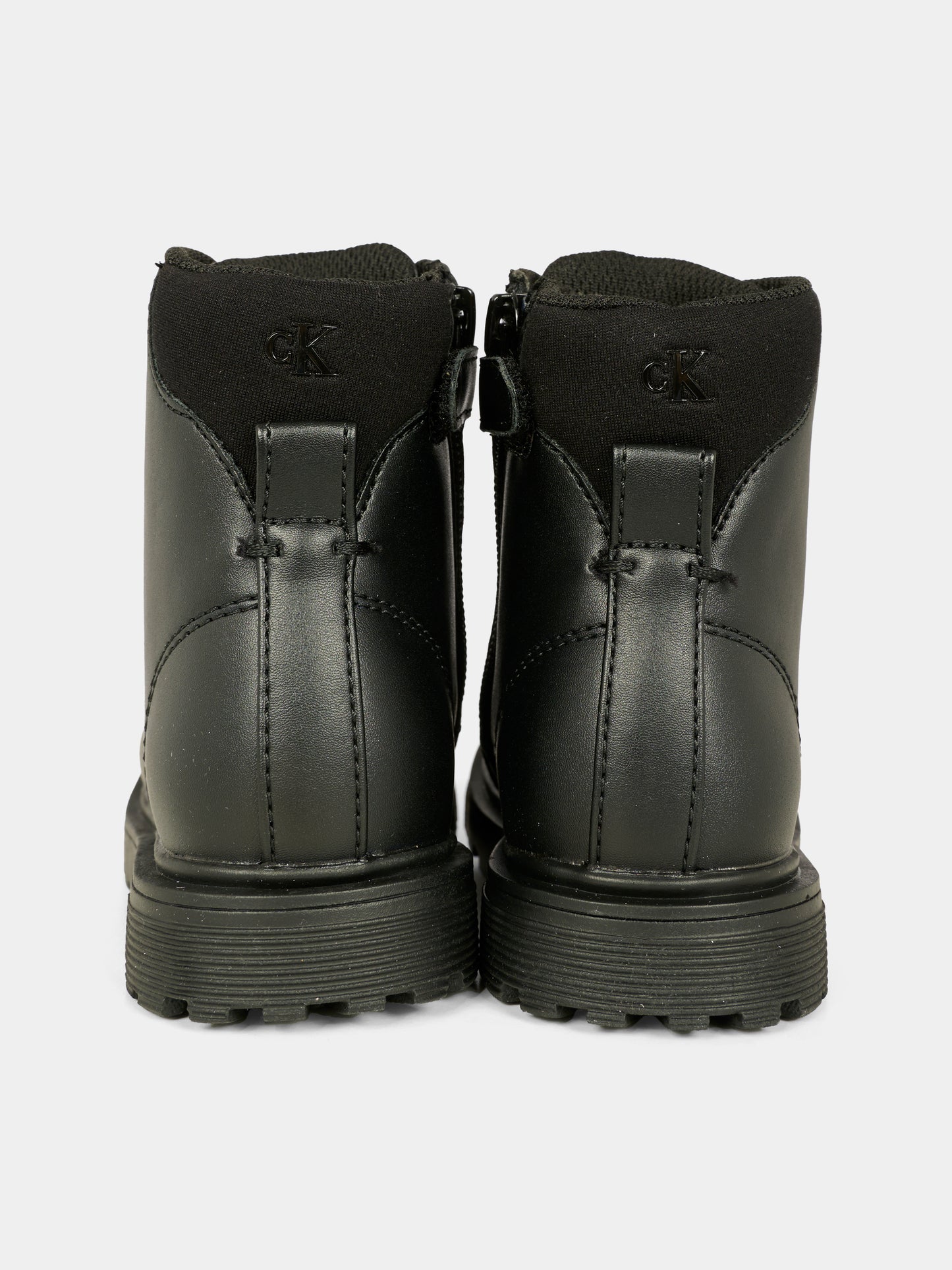 Abfibi neri per bambini con logo,Calvin Klein Kids,V1A5 83116 1464999