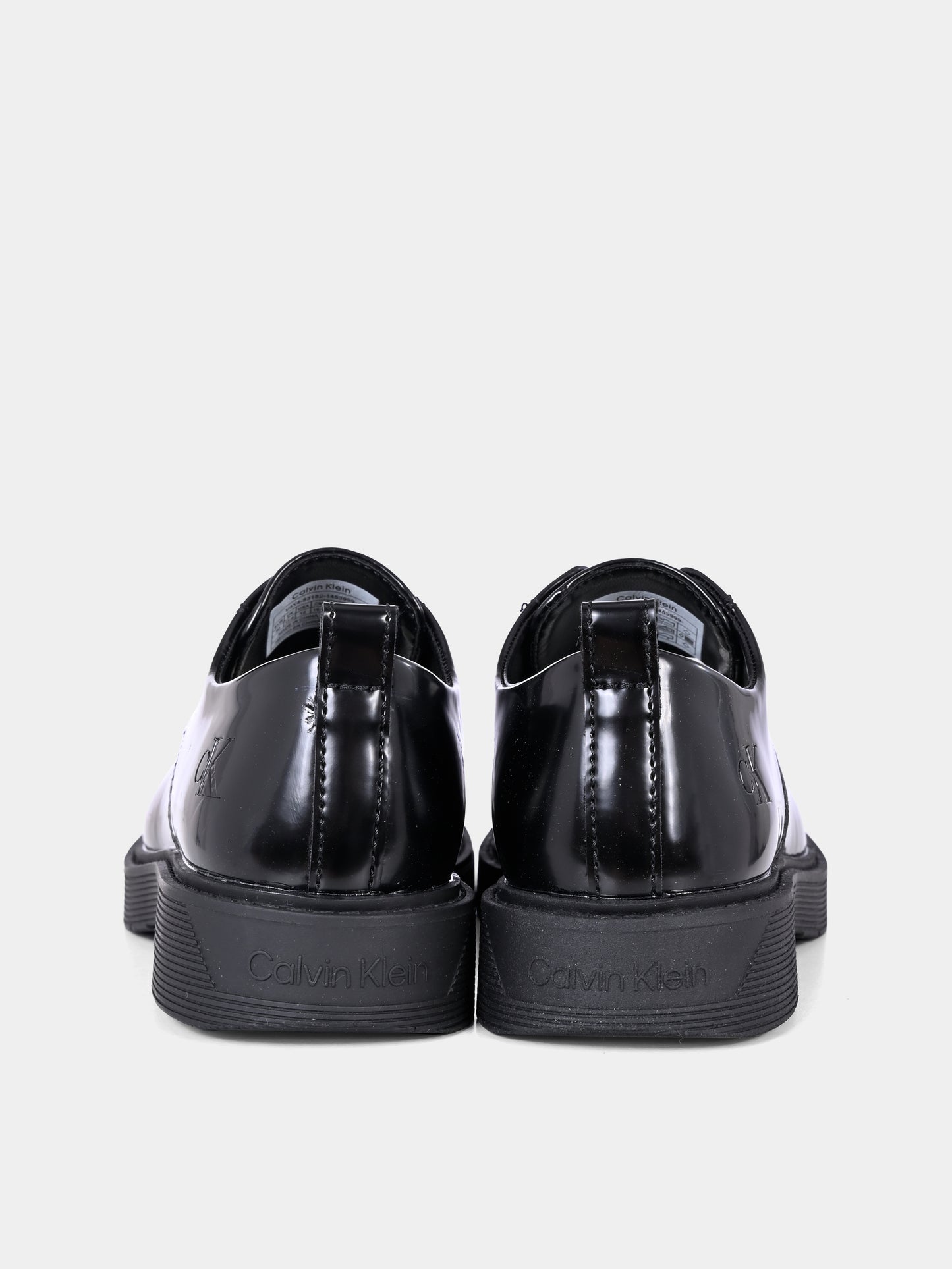 Stringate nere per bambino con logo,Calvin Klein Kids,V3X4 83182 1453999