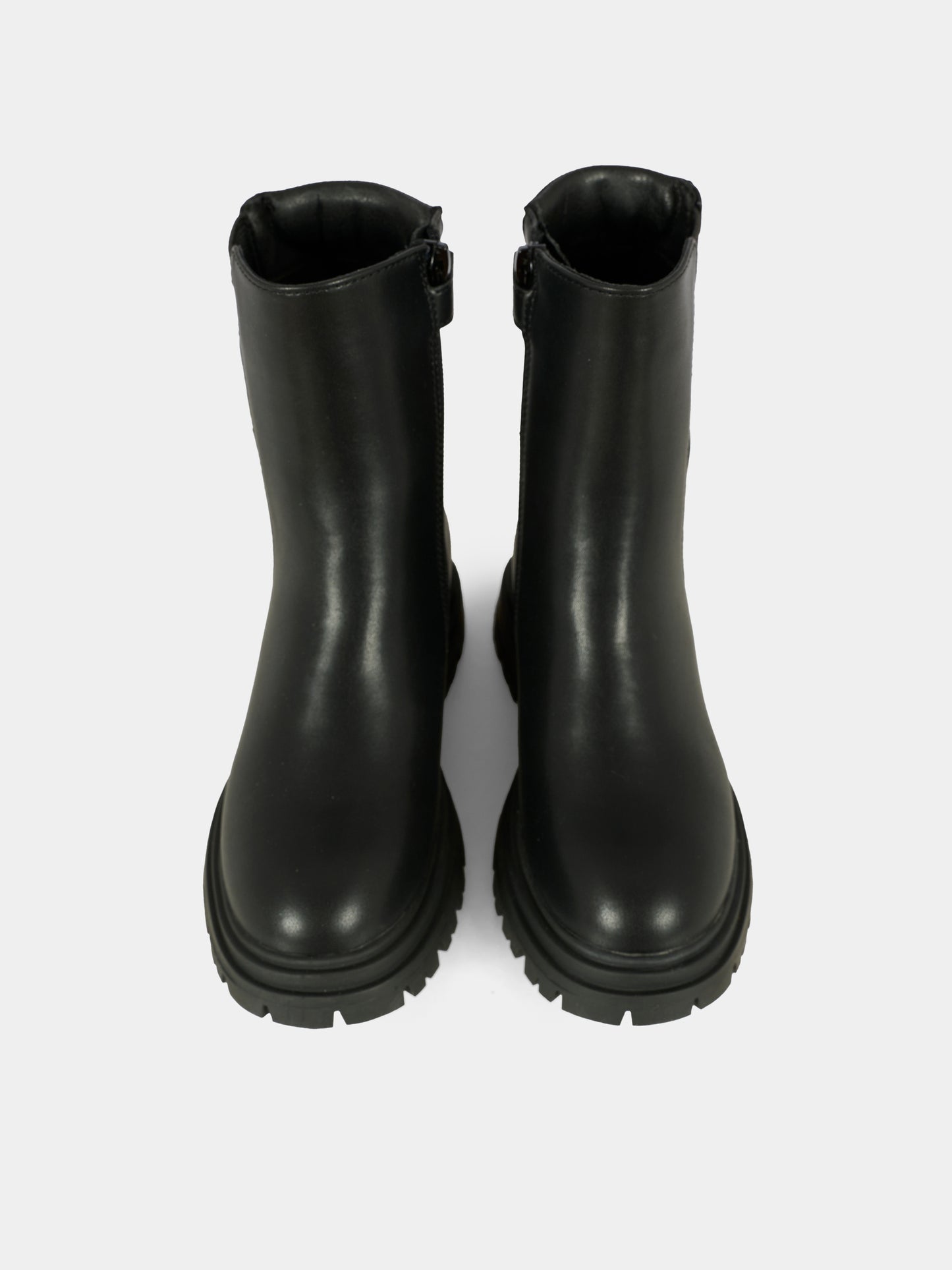 Stivali neri per bambina con logo,Calvin Klein Kids,V3A5 83121 1464999