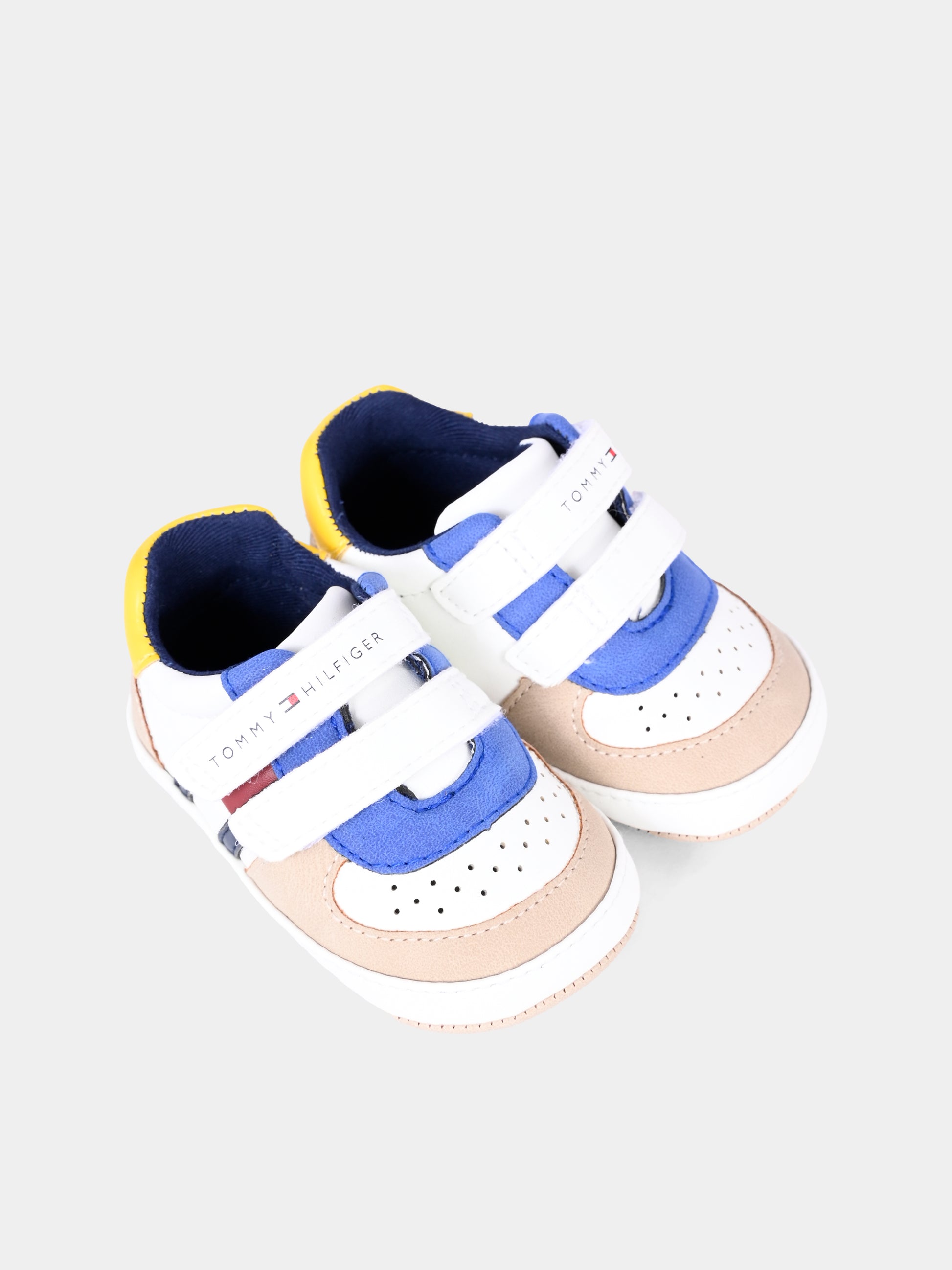 Sneakers multicolor per neonato con logo,Tommy Hilfiger Junior,T0B9 34056 1755Y913