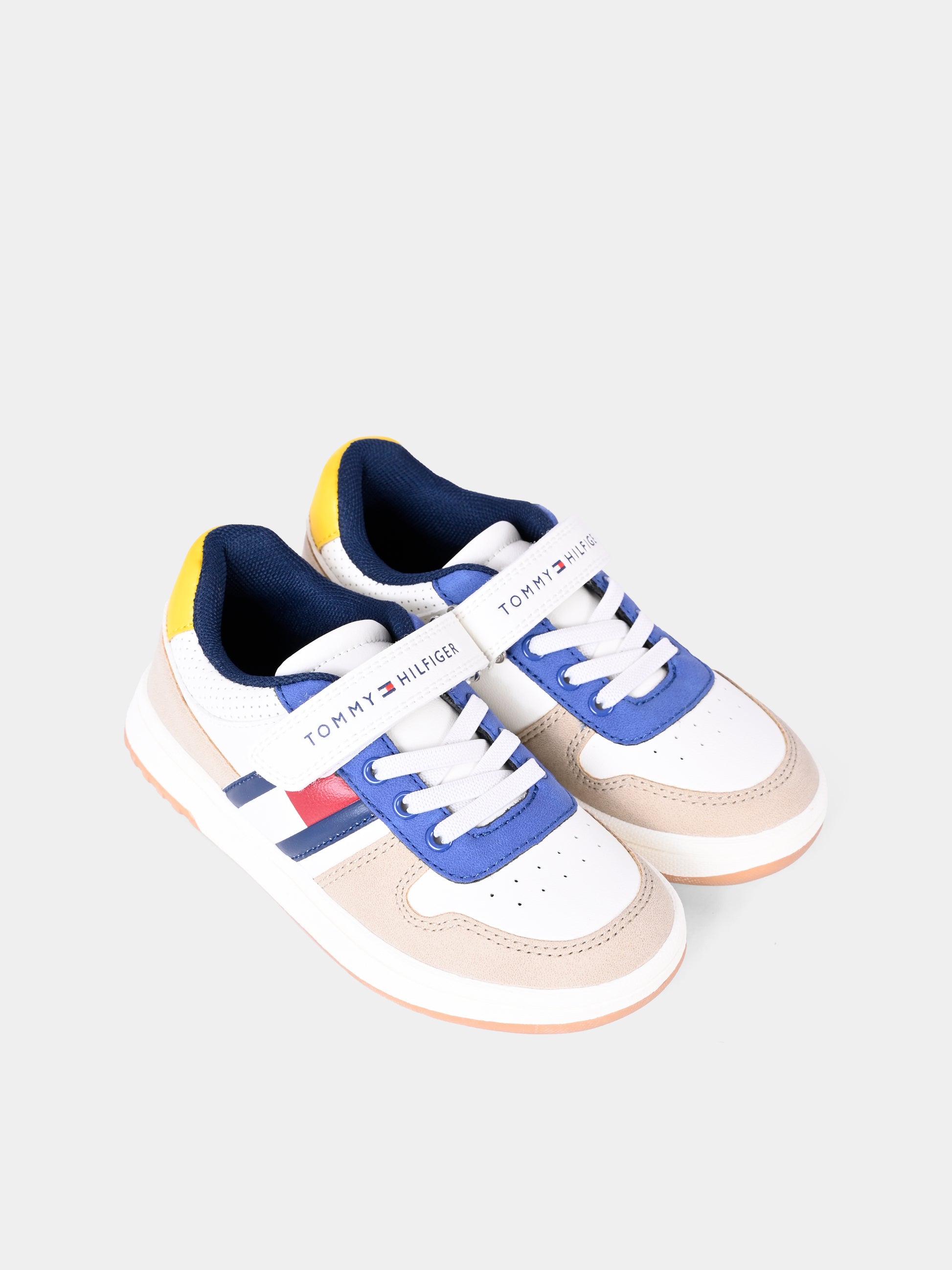 Sneakers multicolor per bambino con logo,Tommy Hilfiger Junior,T1X9 34069 1269Y913